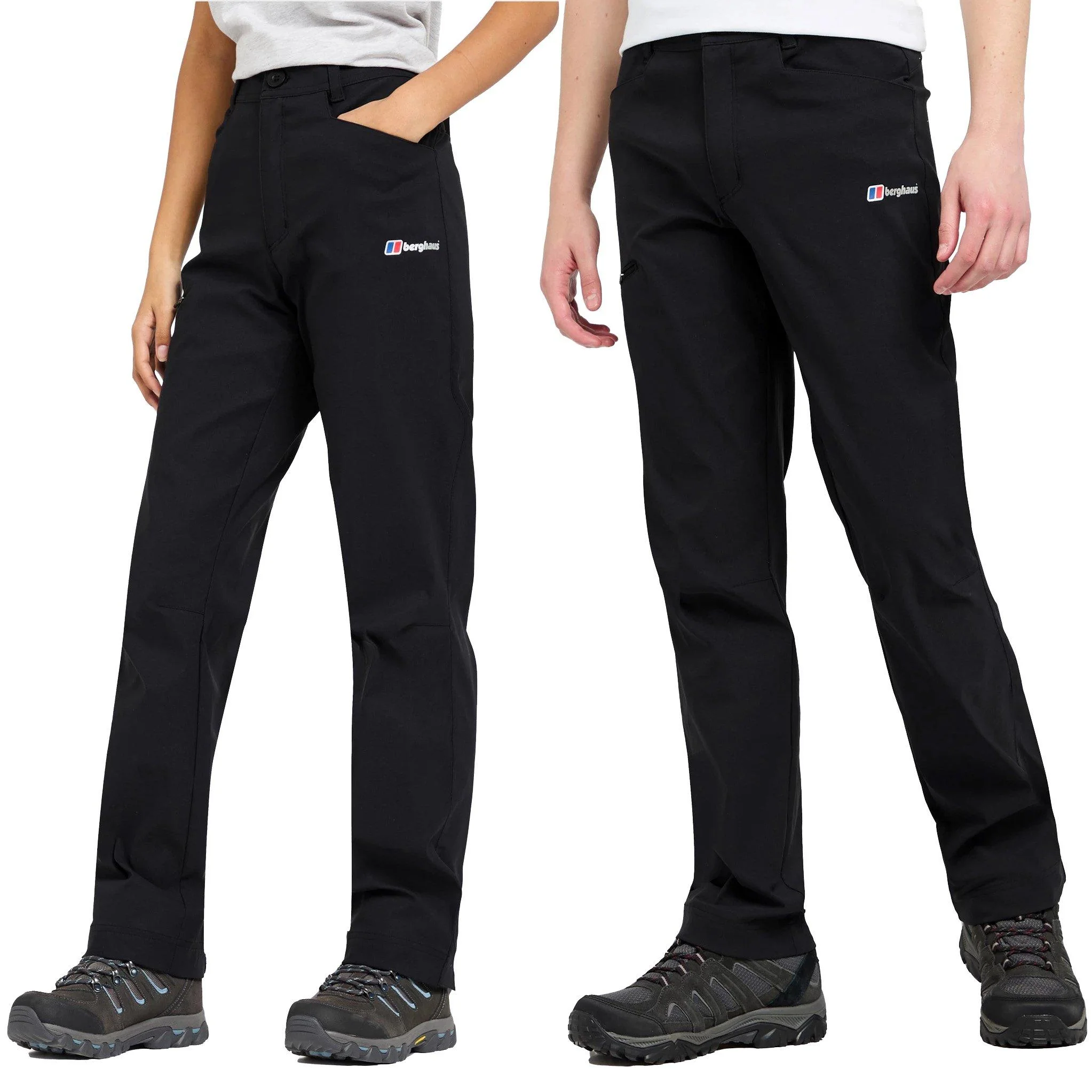 Kids' Woven Walking Pants - Black - Image 2