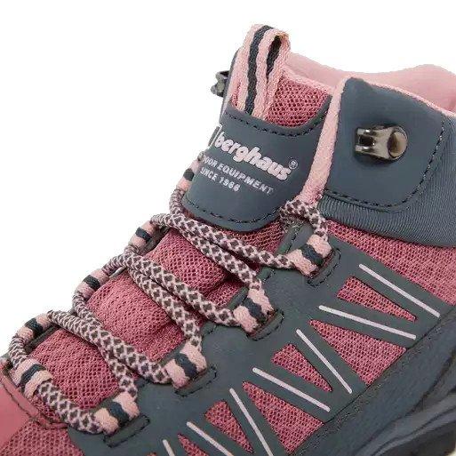 Kids' Explorer Mid Waterproof Hiking Boots - Pink - Image 5