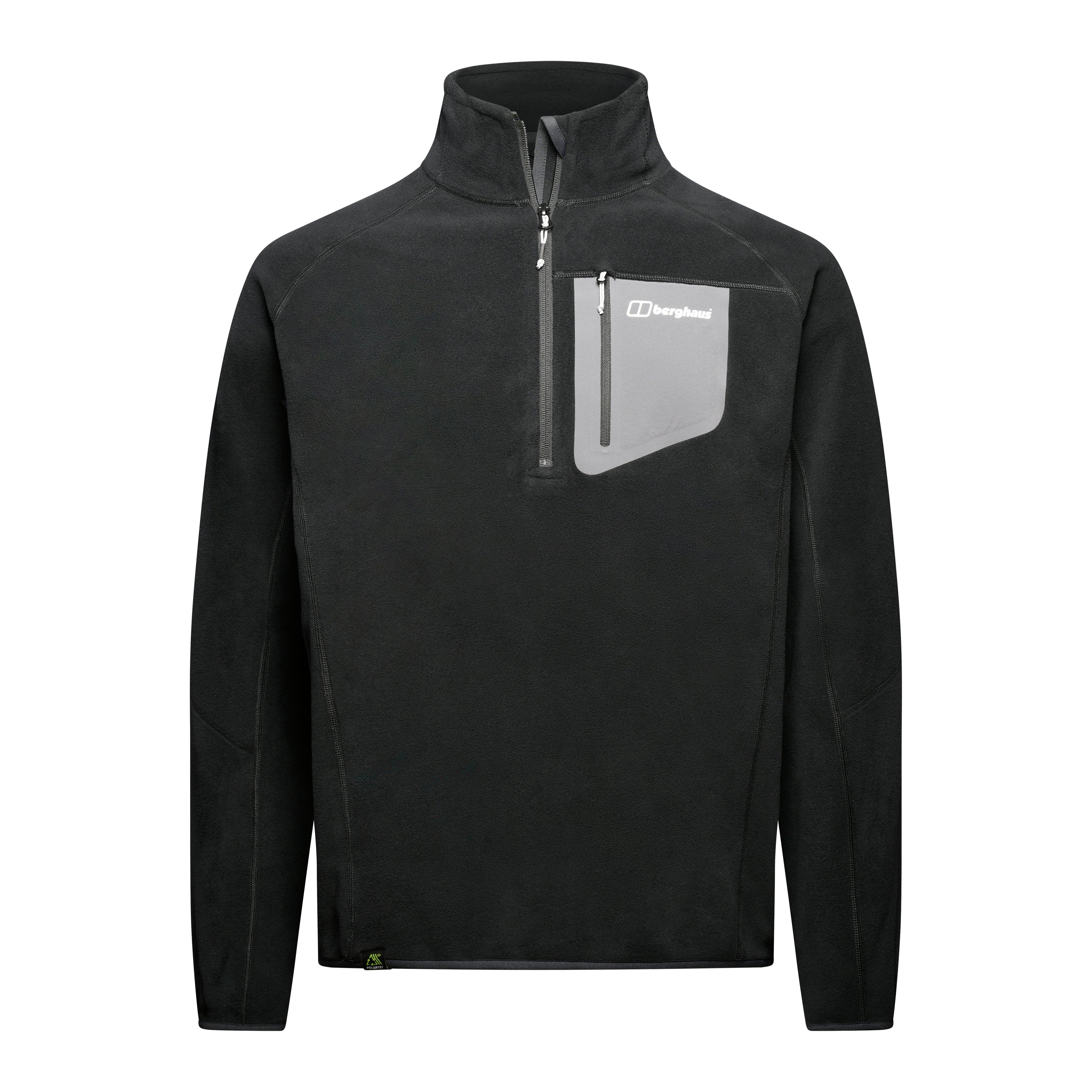 Men's Kedron 1/2 Zip Fleece - Jet Black