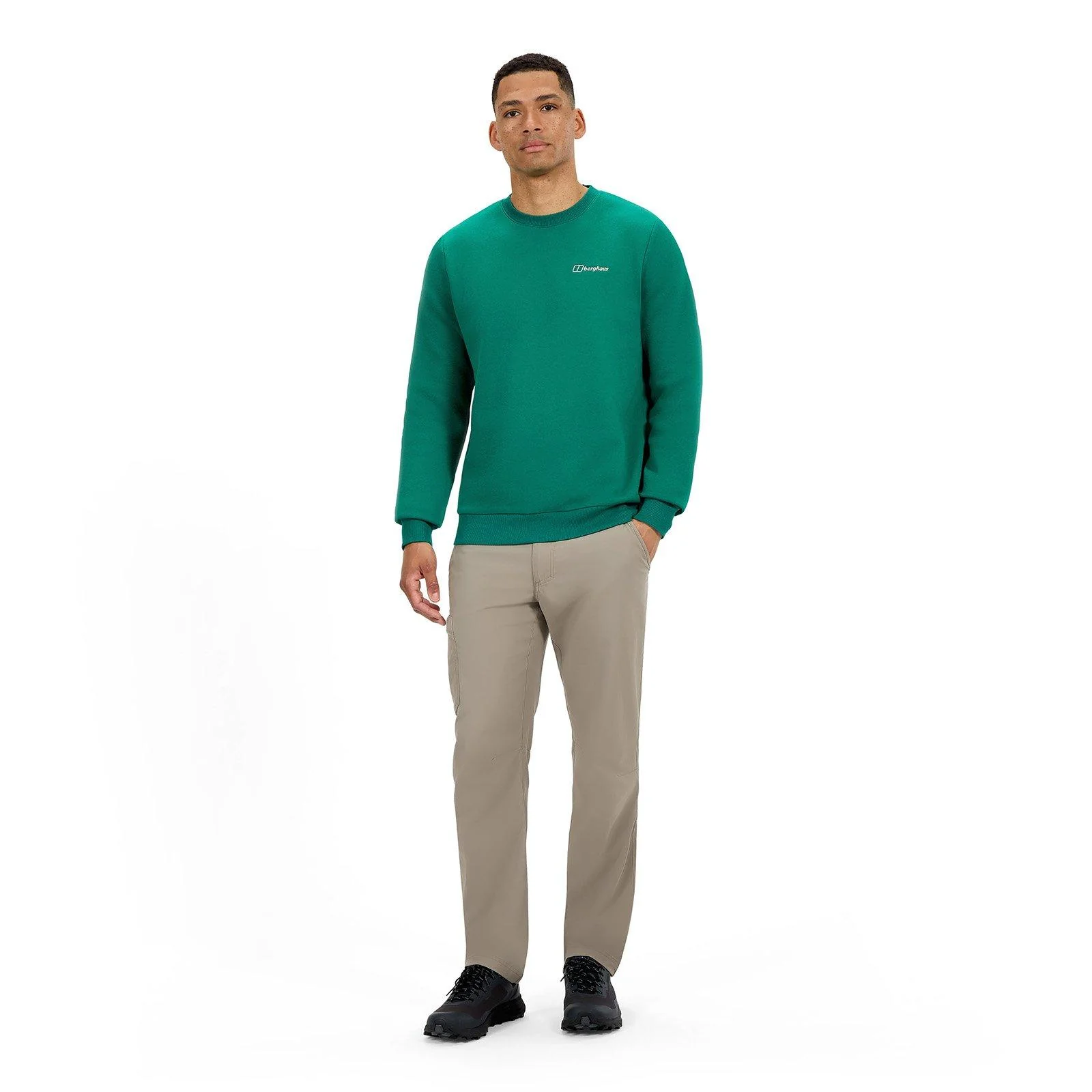 Men's Logo Crew Sweater - Green - Image 6