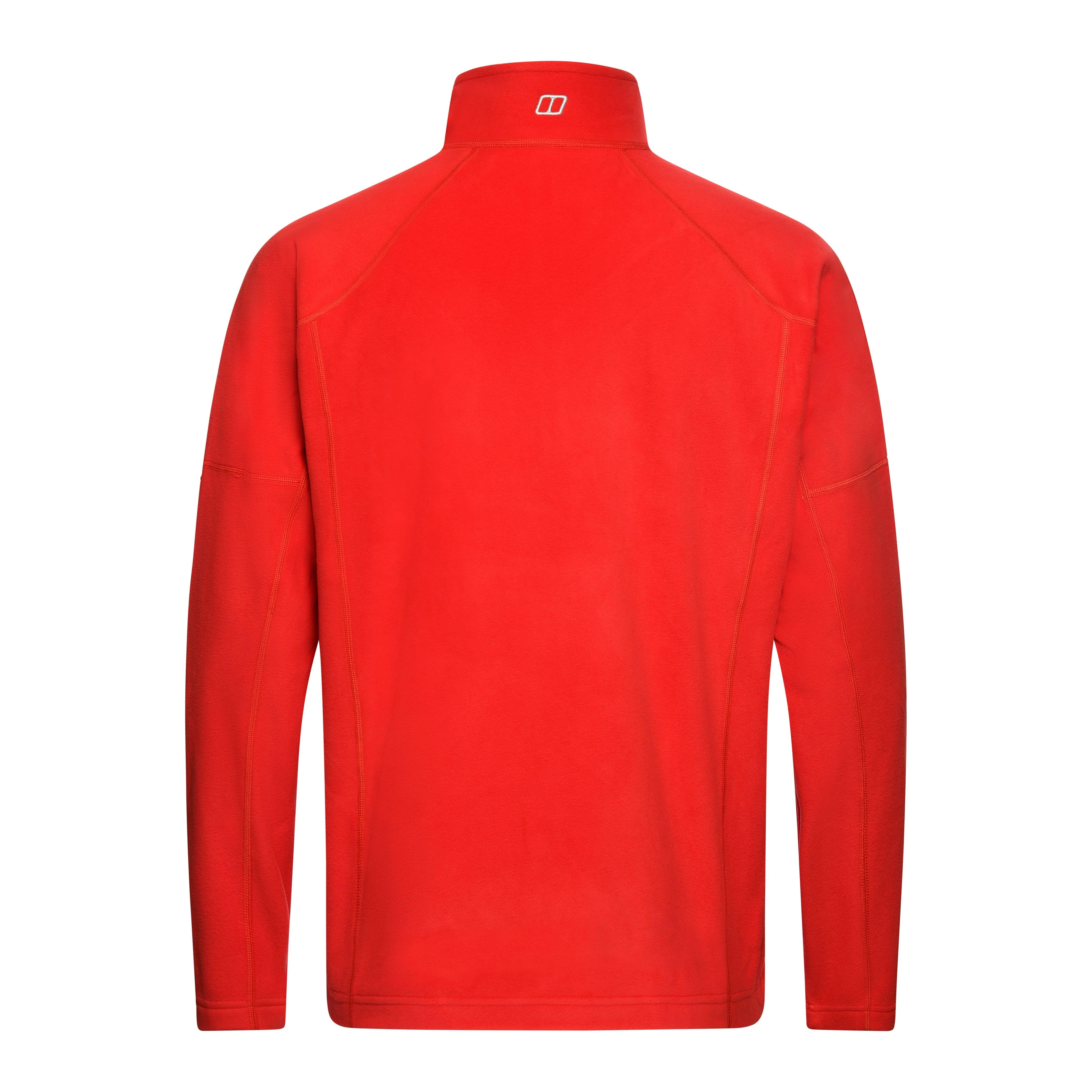 Men's Hartsop Eco 1/2 Zip Fleece - Red - Image 2