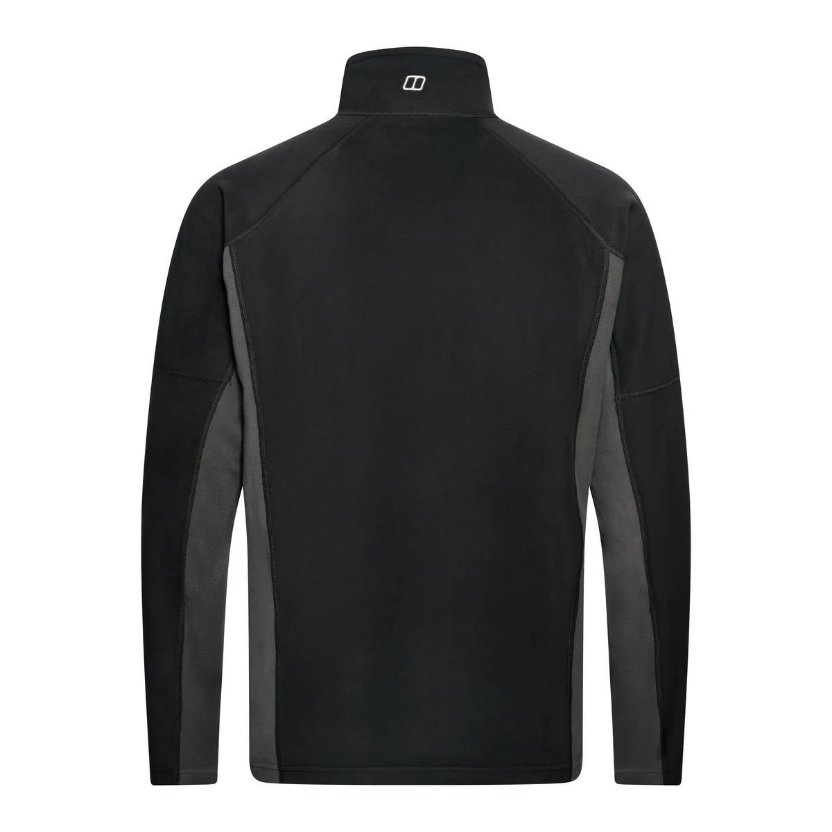 Men's Hartsop 1/2 Zip Fleece - Jet Black / Grey Pinstripe - Image 2