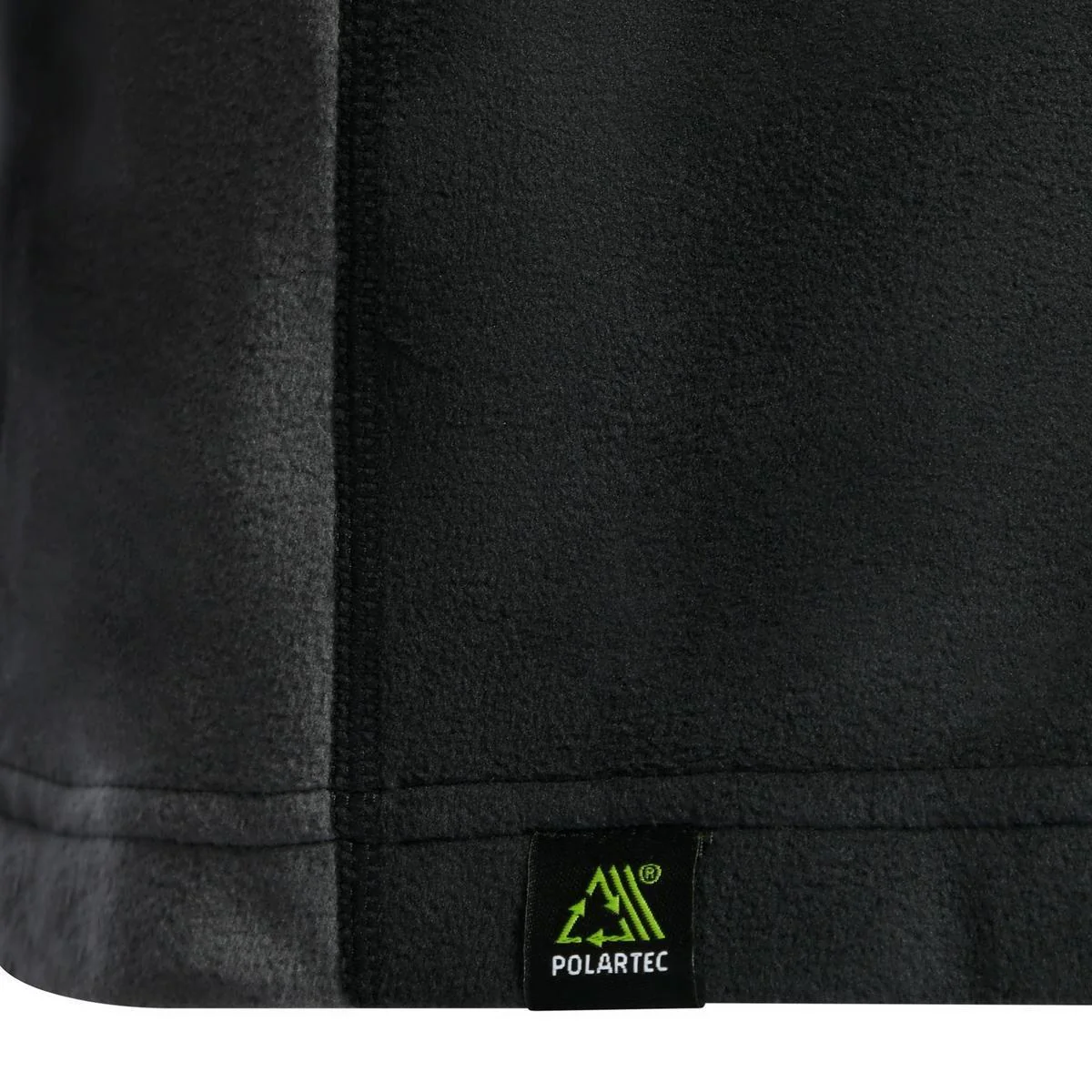 Men's Hartsop 1/2 Zip Fleece - Jet Black / Grey Pinstripe - Image 5