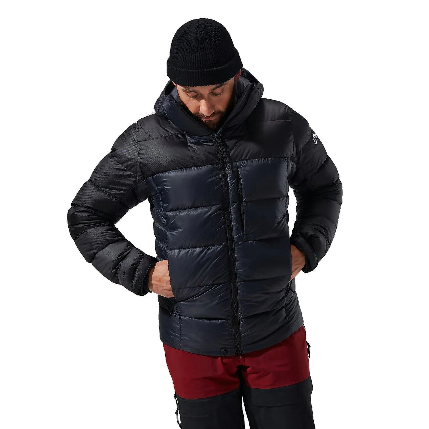 Men's MTN Arete Ultra Down Hoody - Black - Image 3