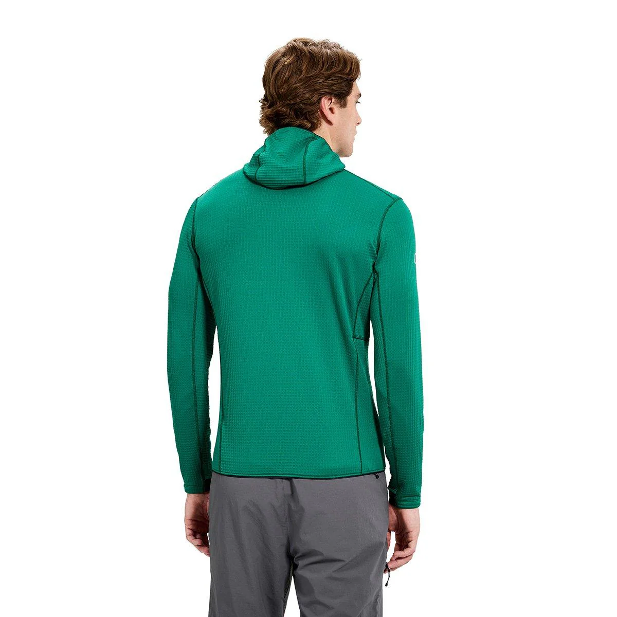 Men's Ridge-Hiker Hooded Jacket - Green / Black - Image 2