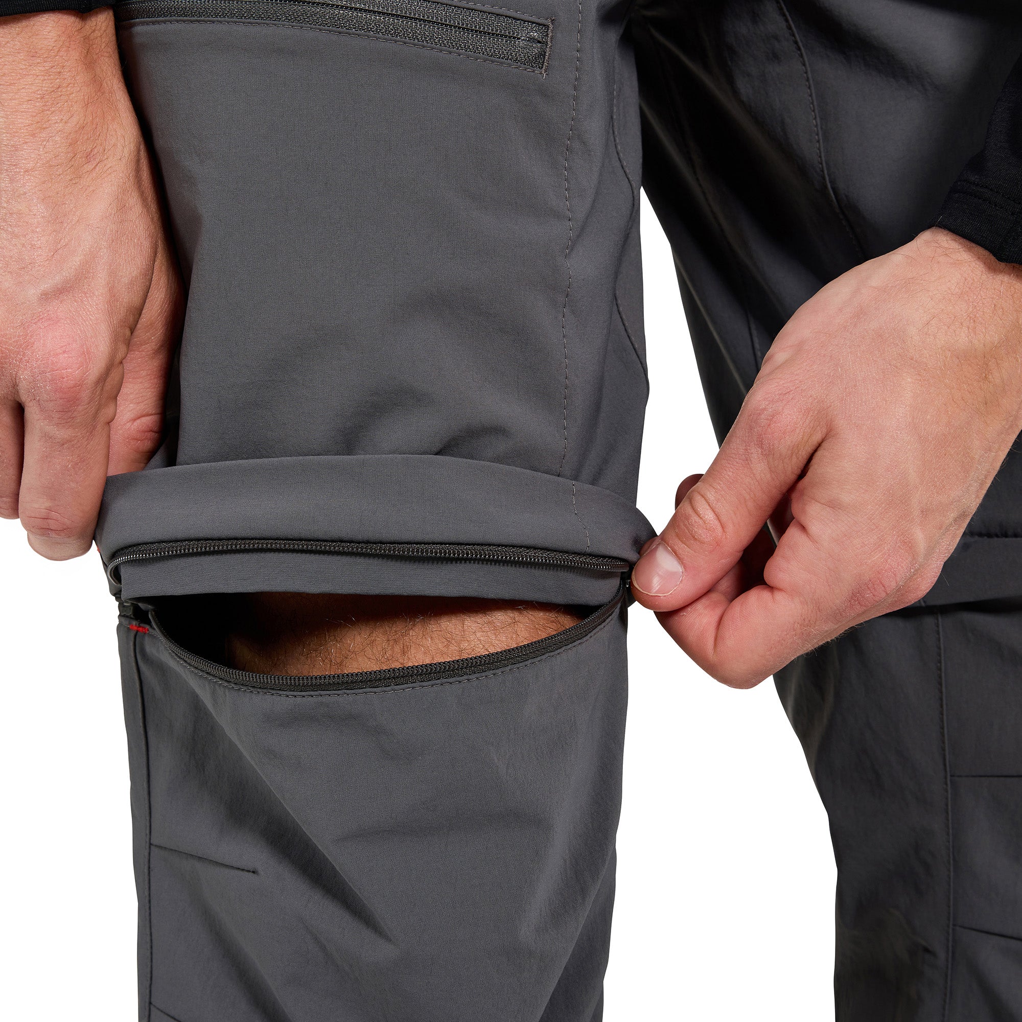 Men's Trail-Explorer Zip Off Pants - Regular - Grey - Image 7