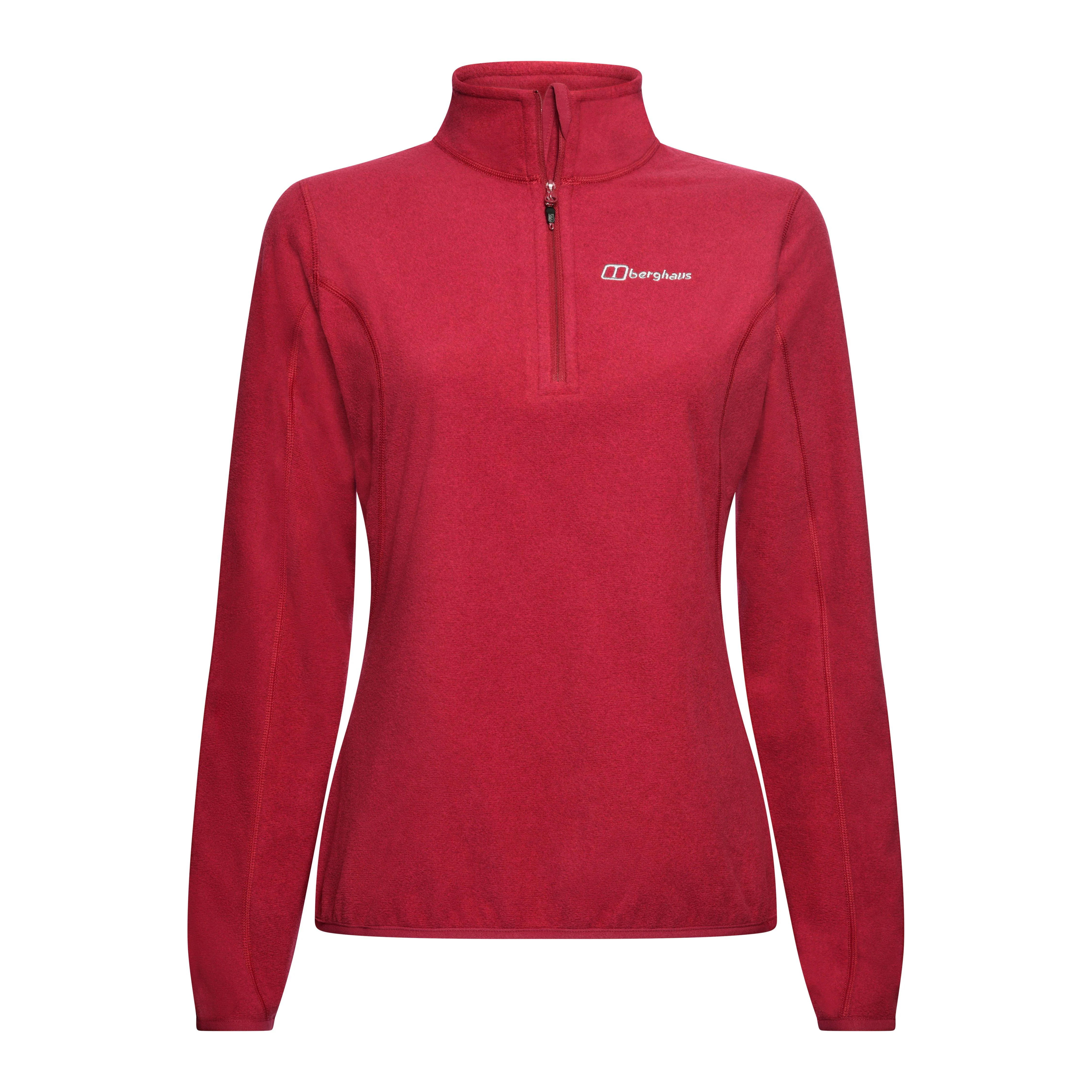 Women's Hendra Half Zip Fleece - Beet Pink