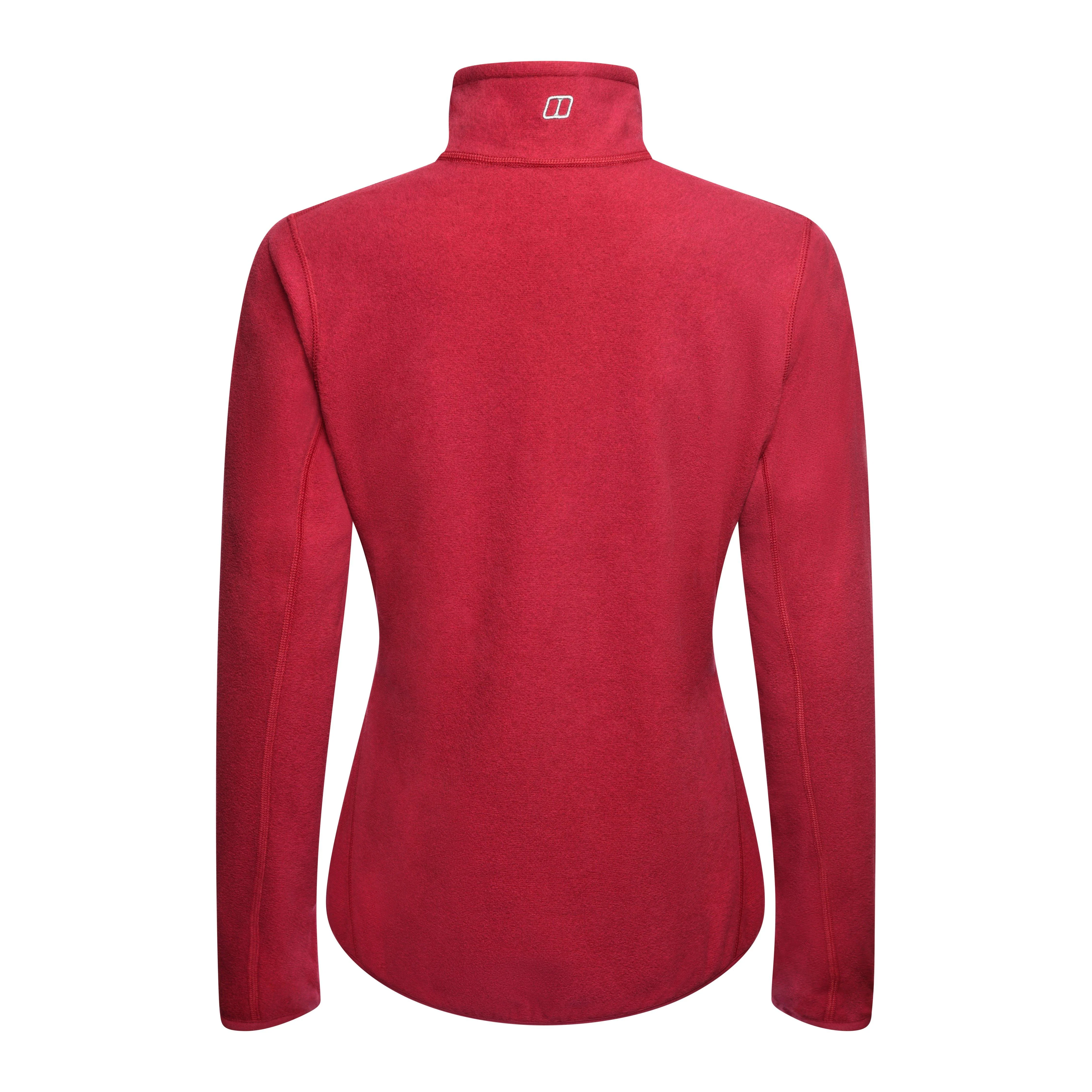Women's Hendra Half Zip Fleece - Beet Pink - Image 2