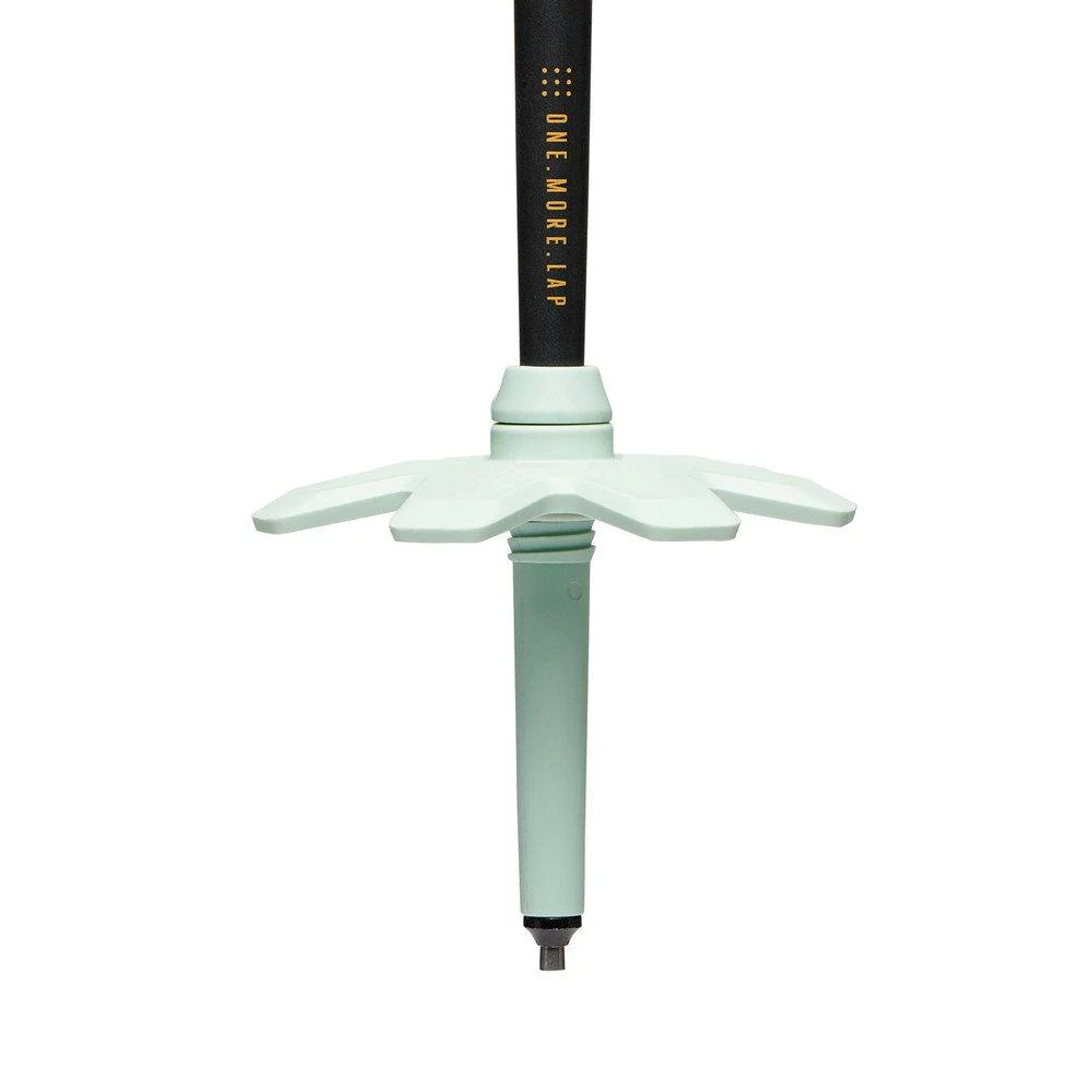 Traverse Pro Ski Poles 140cm - Green - Image 2