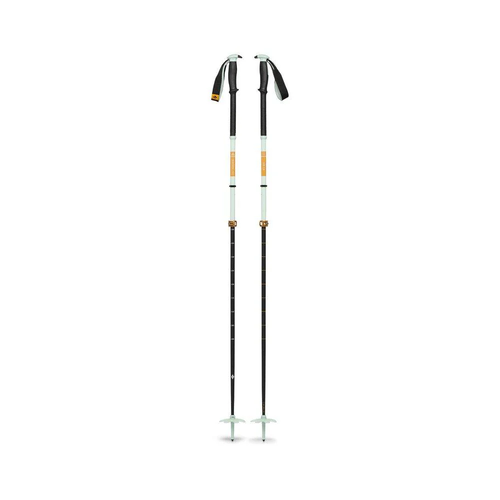 Traverse Pro Ski Poles 140cm - Green - Image 3