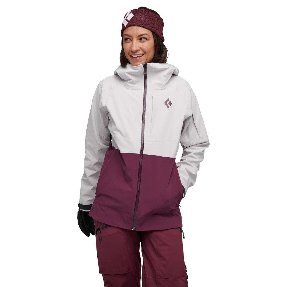 Women's Recon Stretch Ski Shell Jacket - Purple - Image 2