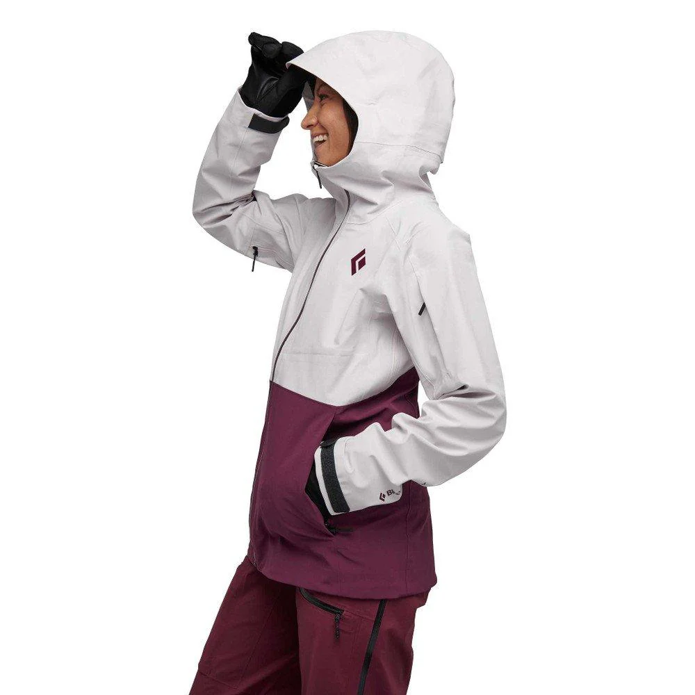 Women's Recon Stretch Ski Shell Jacket - Purple - Image 4