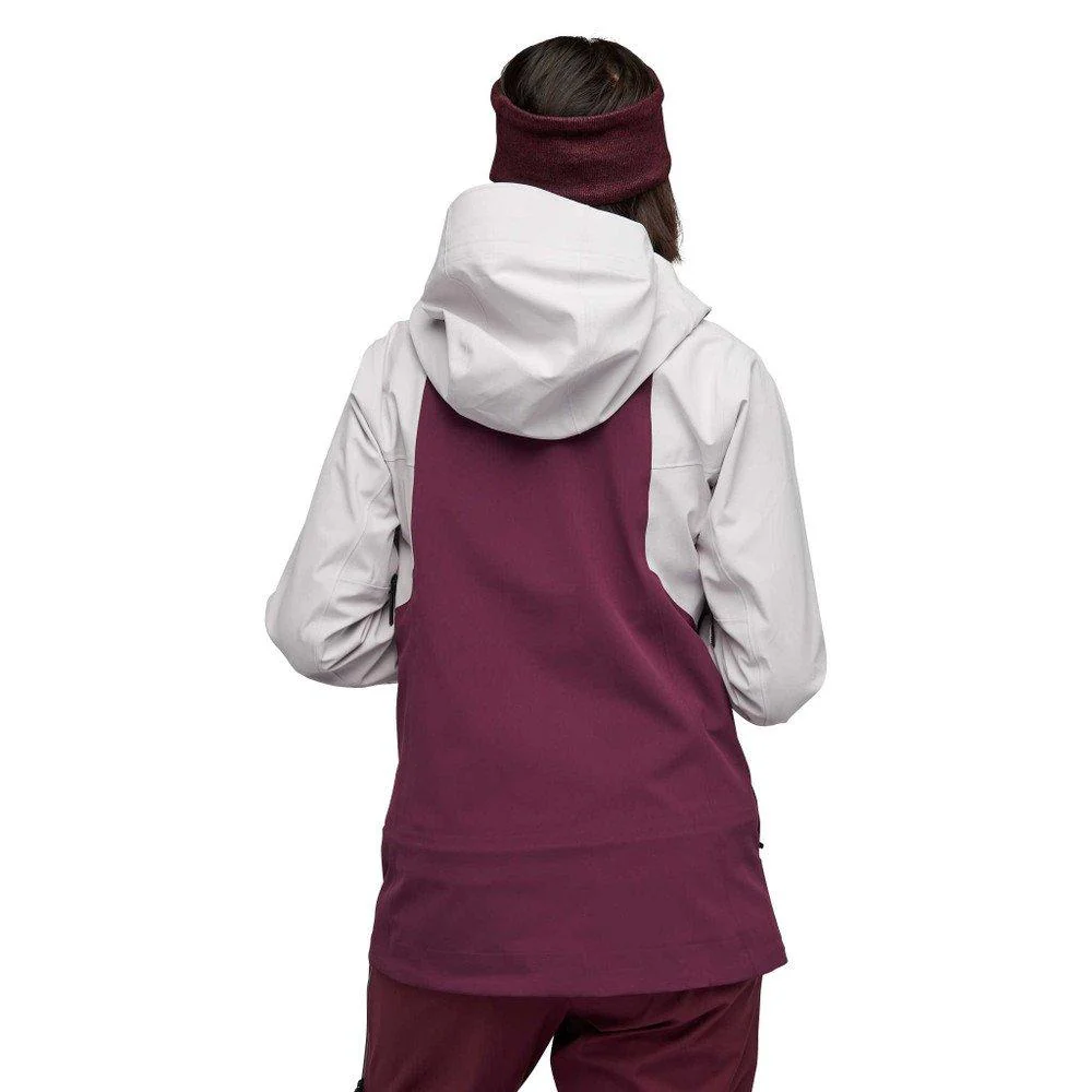 Women's Recon Stretch Ski Shell Jacket - Purple - Image 5
