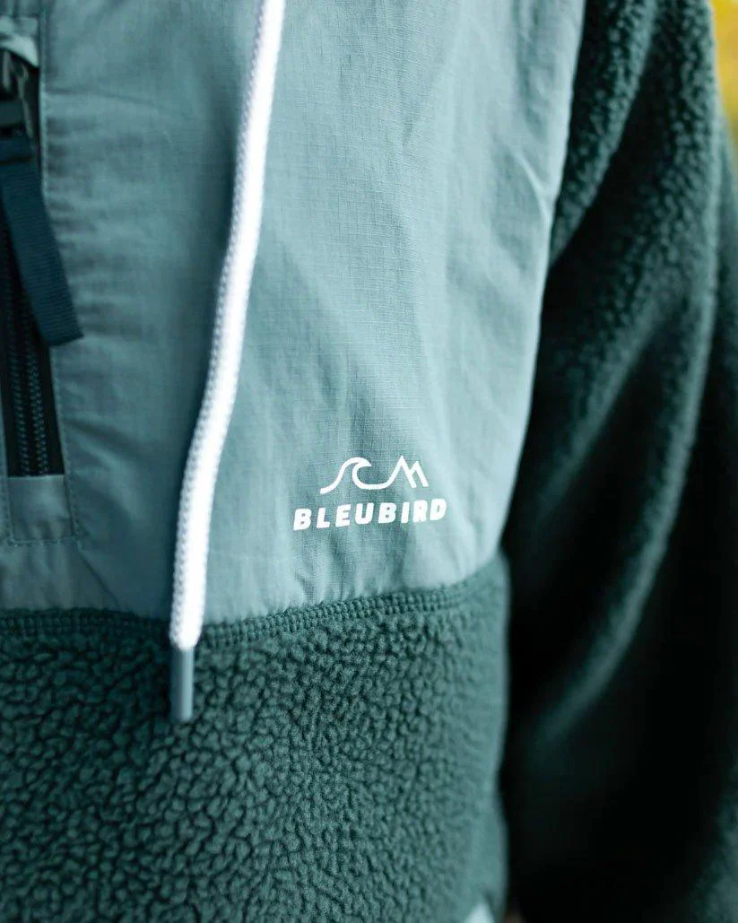 Men's Polar Hybrid 1/4 Zip Fleece - Green - Image 6