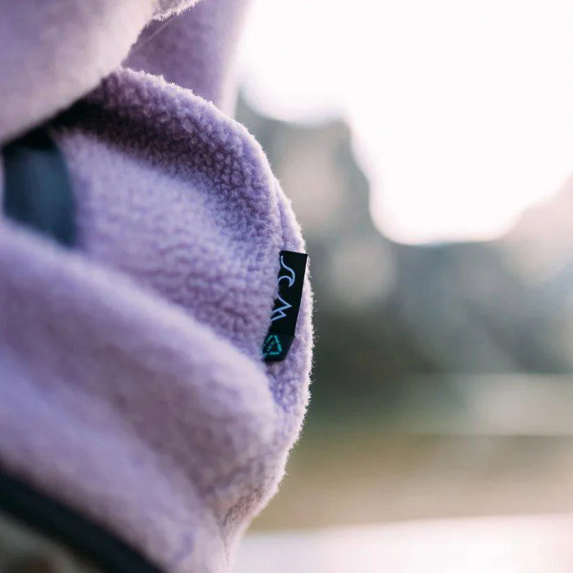Women's Polar Hybrid 1/4 Zip Fleece - Purple - Image 6