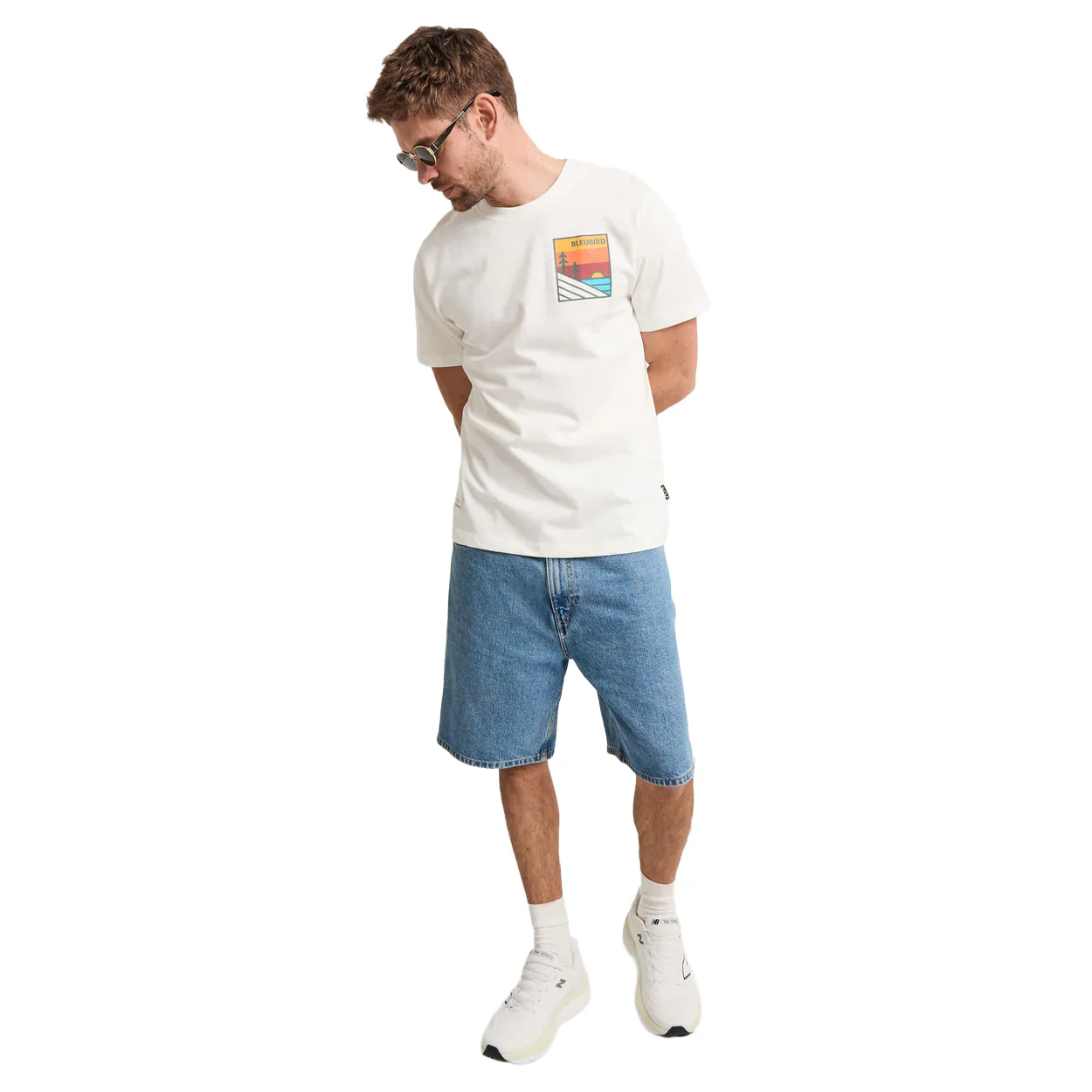 Men's Sundown T-Shirt - White - Image 4