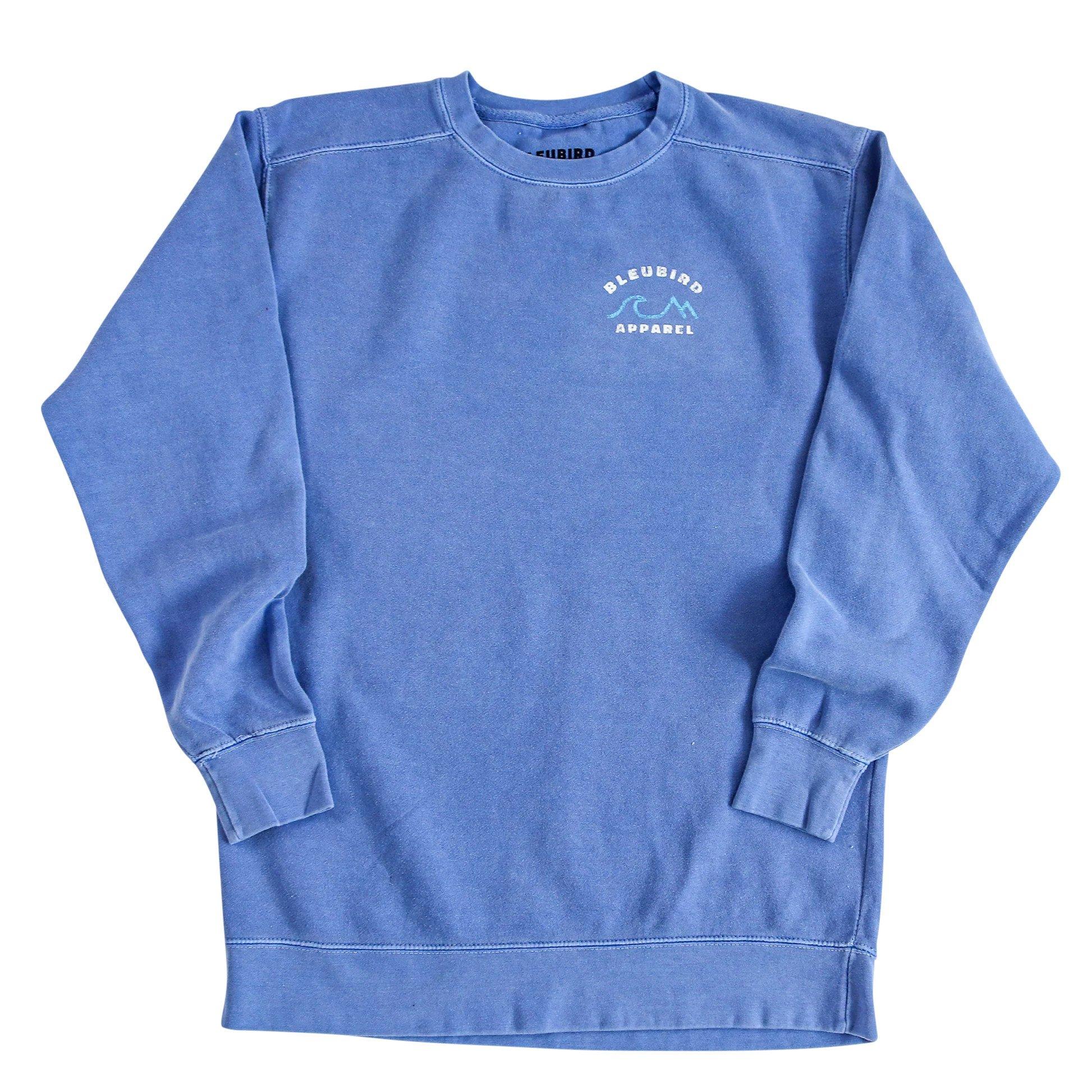 Unisex Horizon Crew Pullover - Blue - Image 5