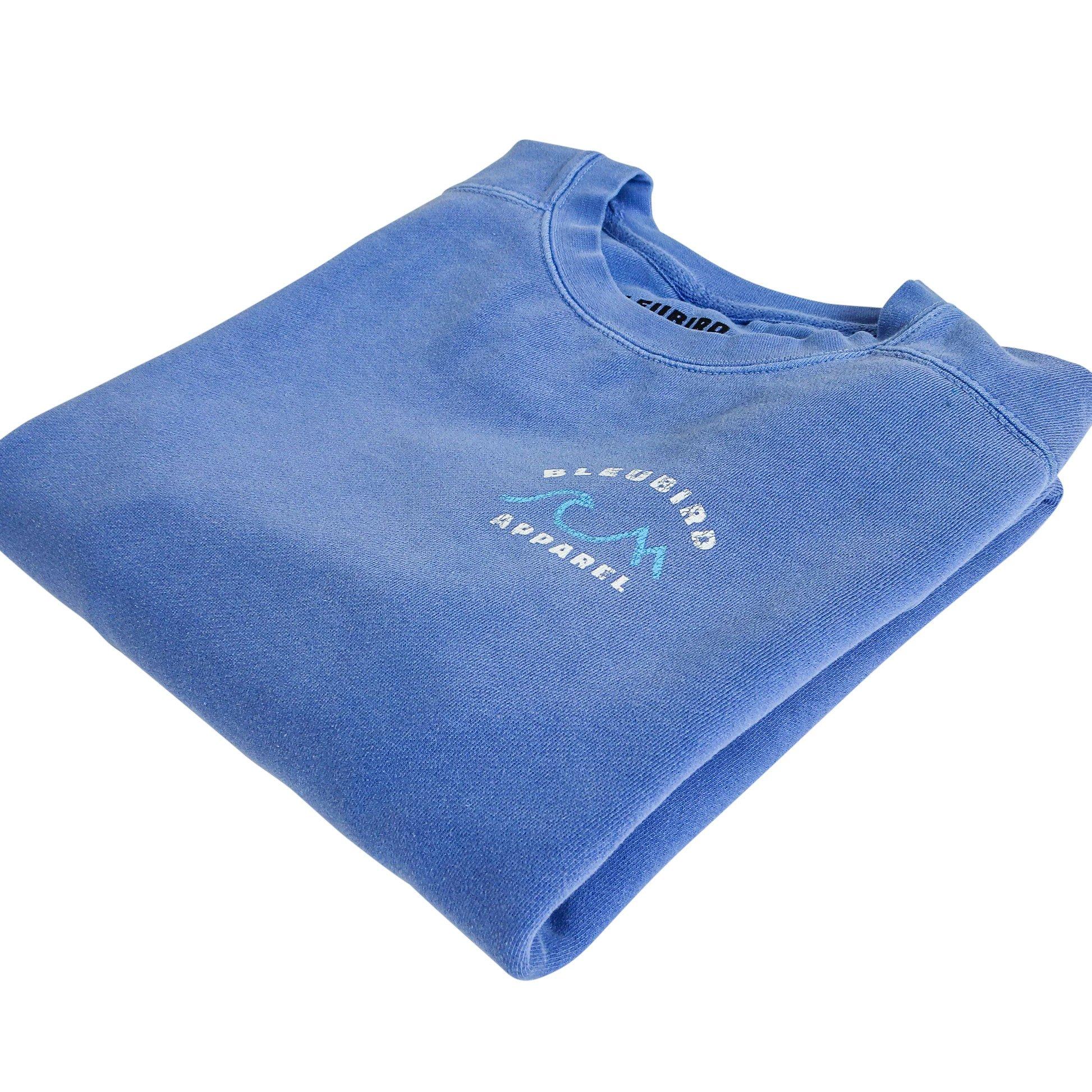 Unisex Horizon Crew Pullover - Blue - Image 7