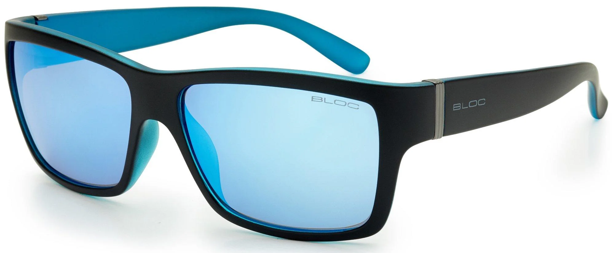 Riser Matt Black Sunglasses - Blue