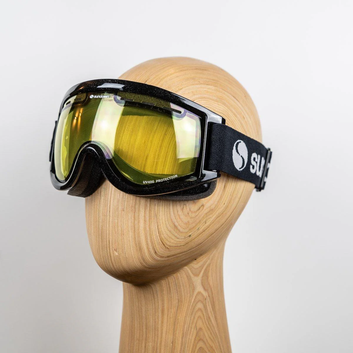 Hawk Ski Goggle - Black Frame/Yellow Lens - Image 2