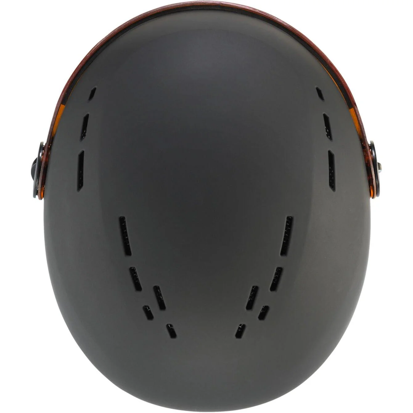 Kid's Quiz Visor Helmet - Black Blue Matte - Image 4