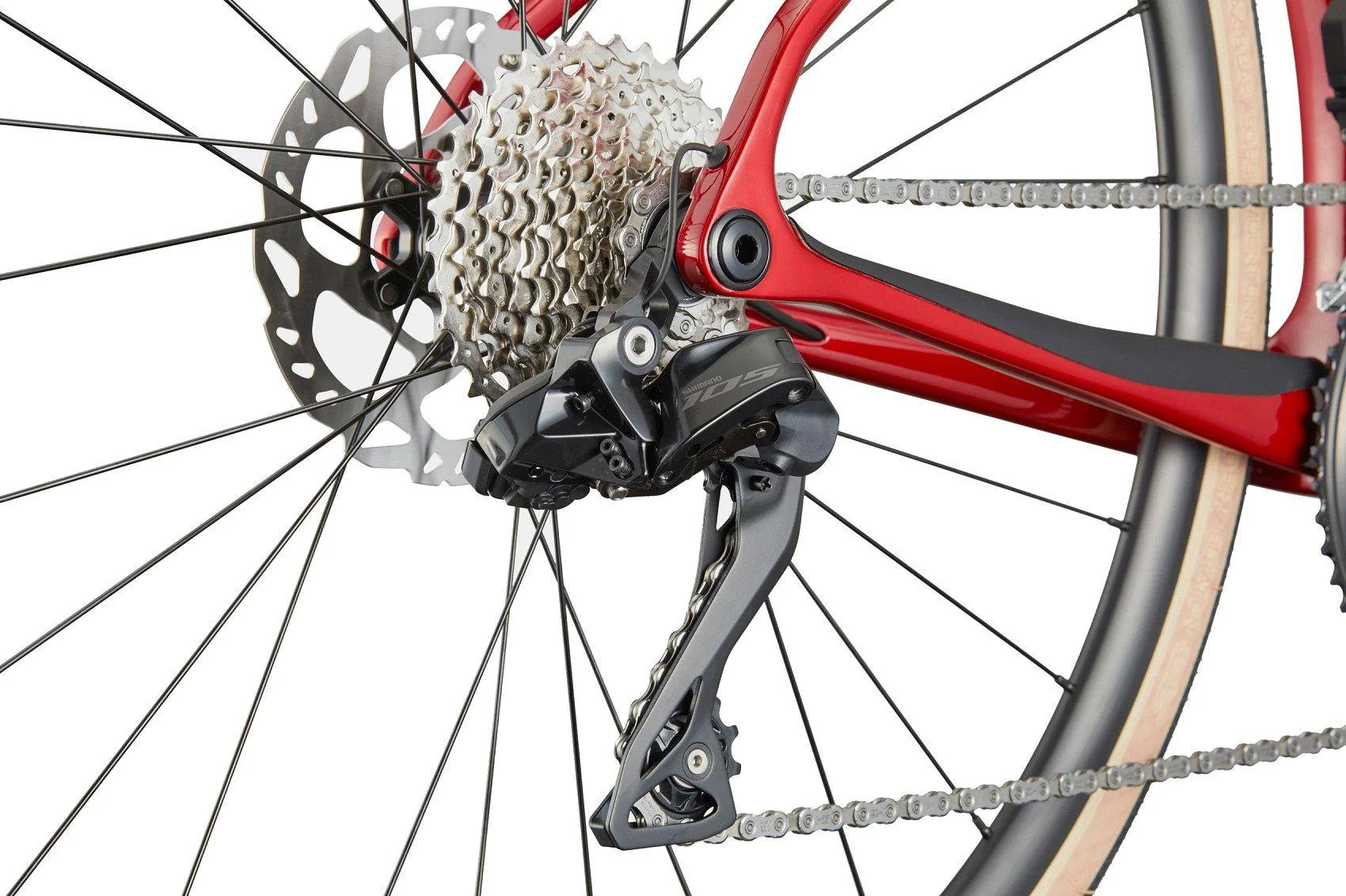 Synapse Carbon 4 Road Bike - Red - Image 4
