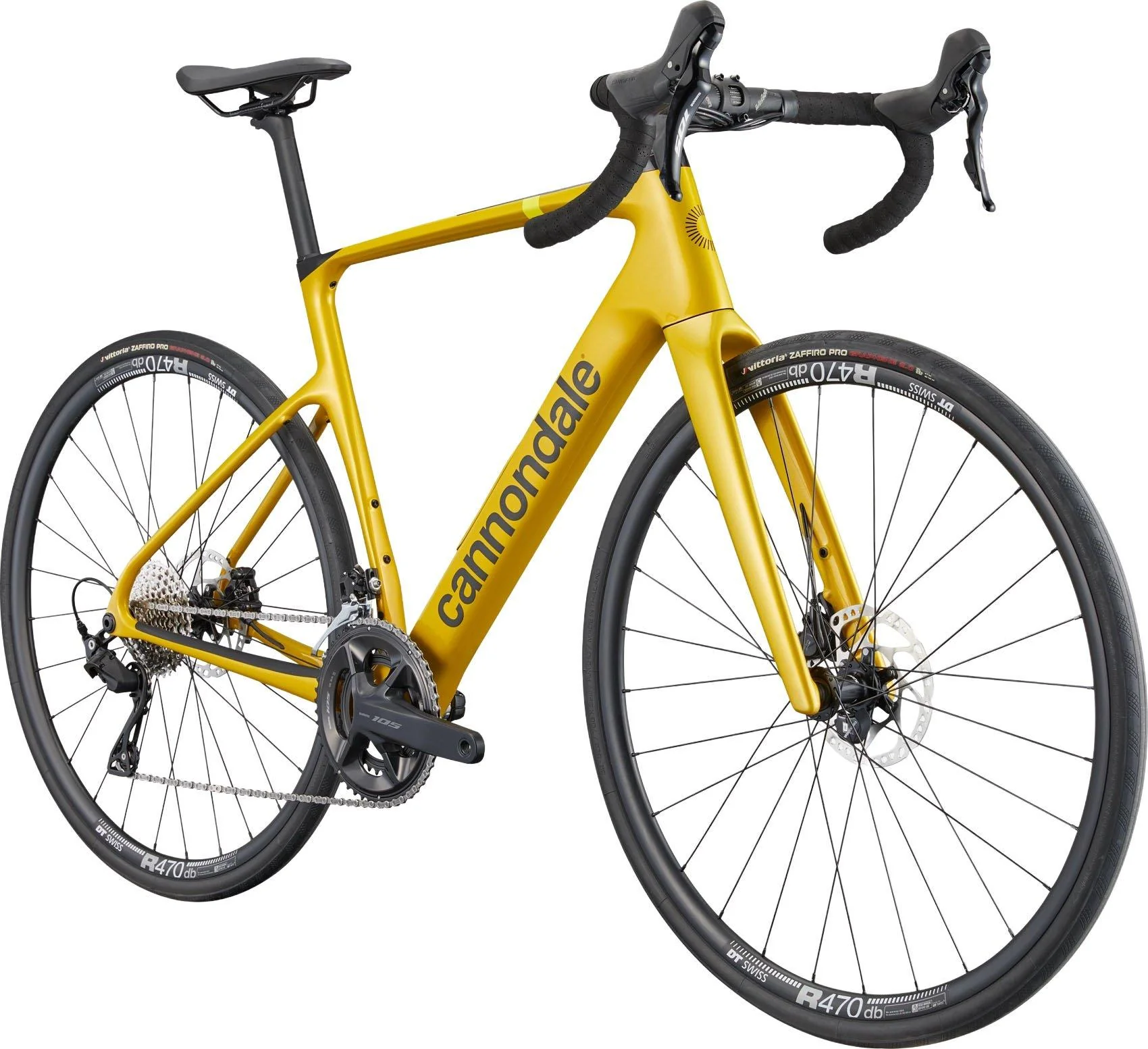 Synapse Carbon 5 Road Bike - Yellow - Image 2