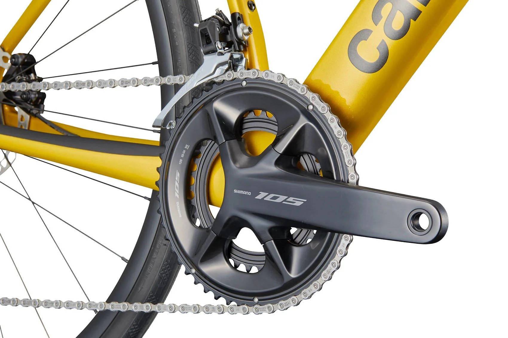 Synapse Carbon 5 Road Bike - Yellow - Image 4