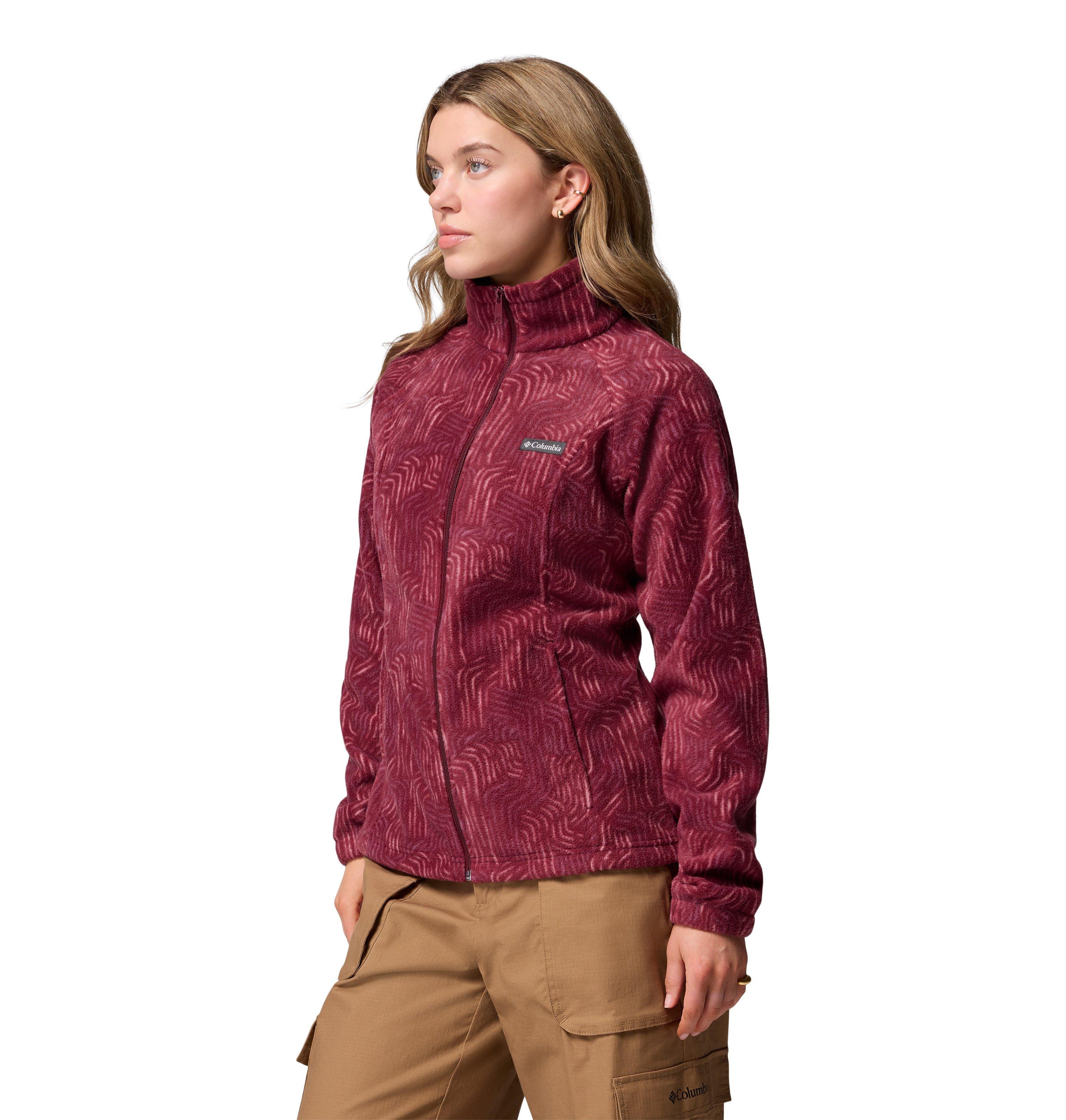 Women's Benton Springs Printed Full Zip Fleece - Red - Image 3