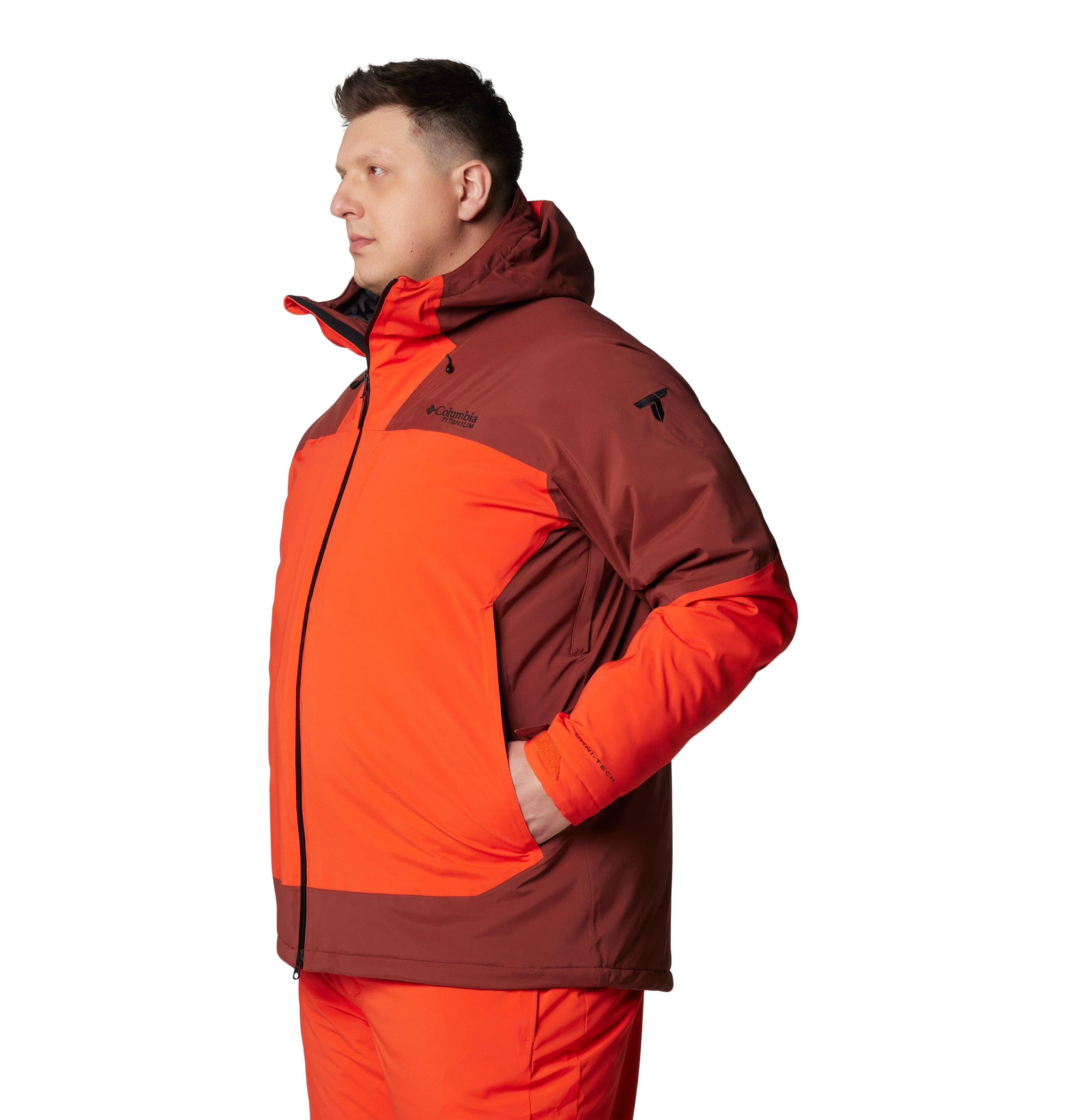Men's Cirque Bowl Ski Jacket - Red - Image 7