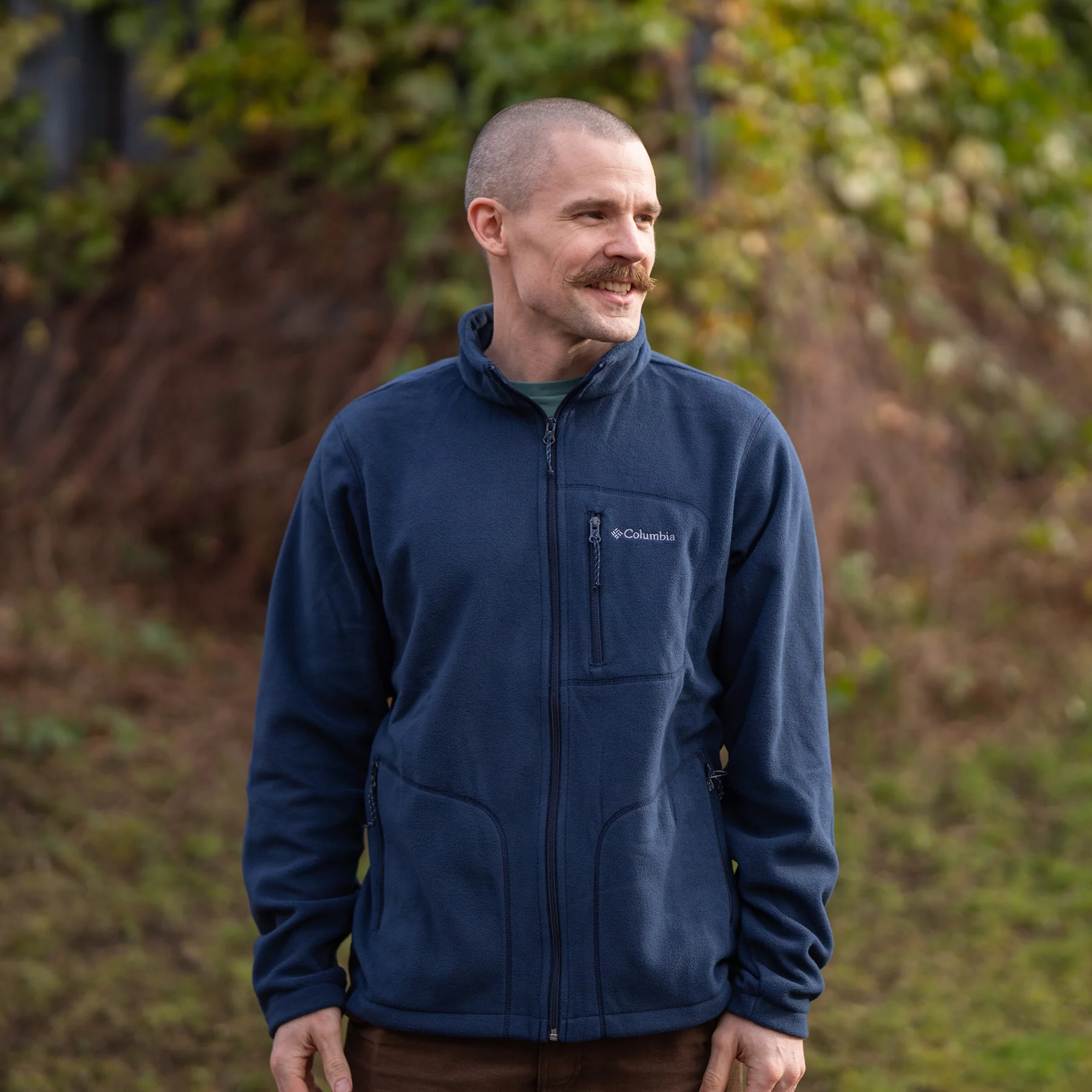 Men's Cool Interventions Full Zip Fleece Jacket - Navy