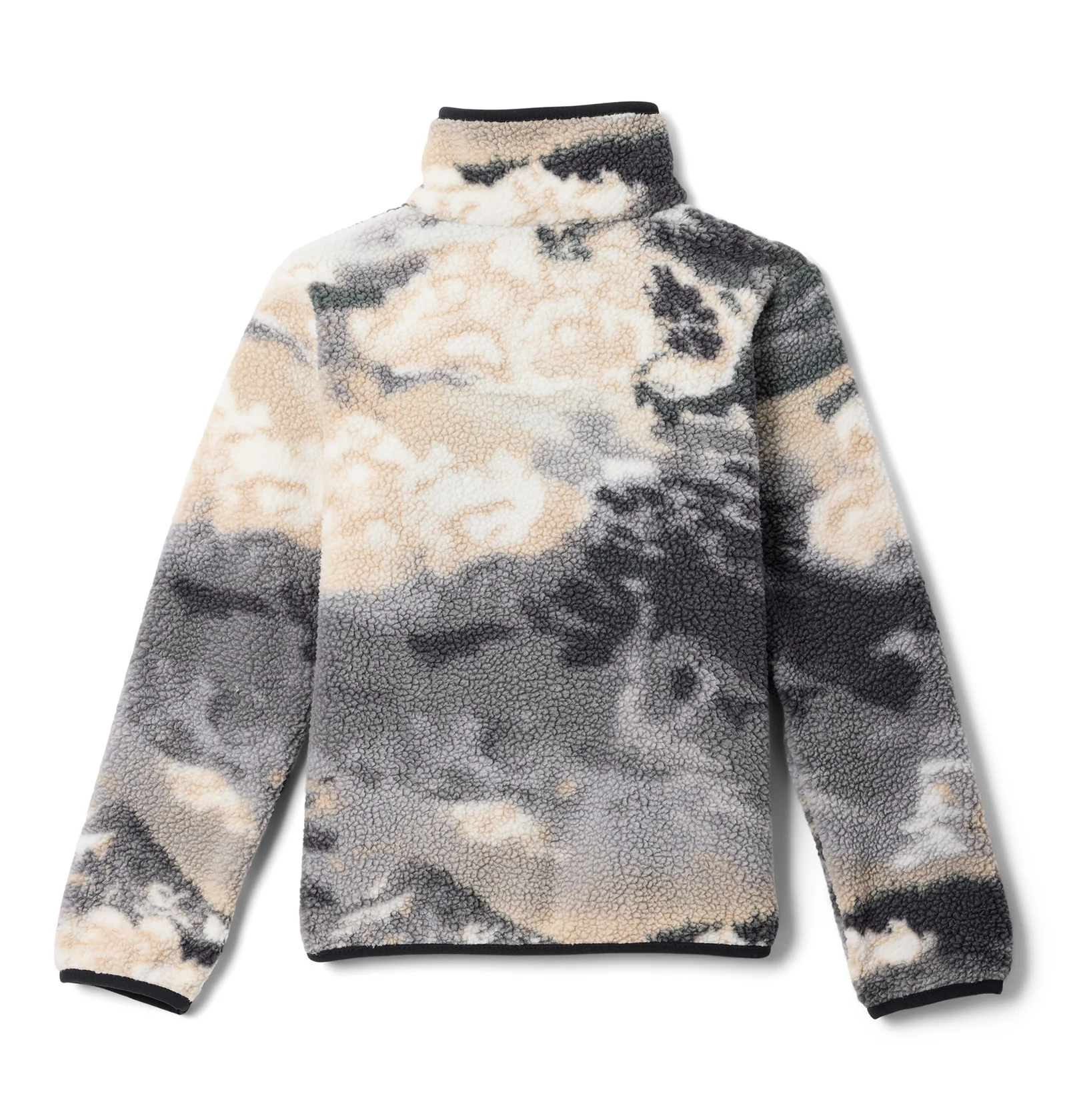 Kids' Helvetia II Printed 1/2 Snap Fleece - Grey - Image 2