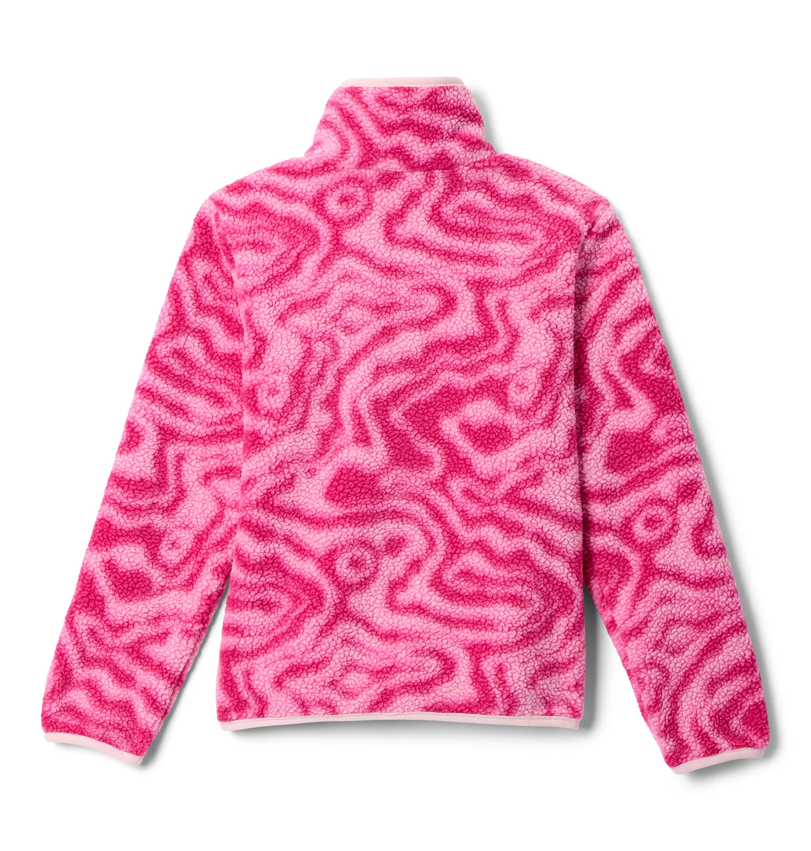 Kids' Helvetia II Printed 1/2 Snap Fleece - Pink - Image 2