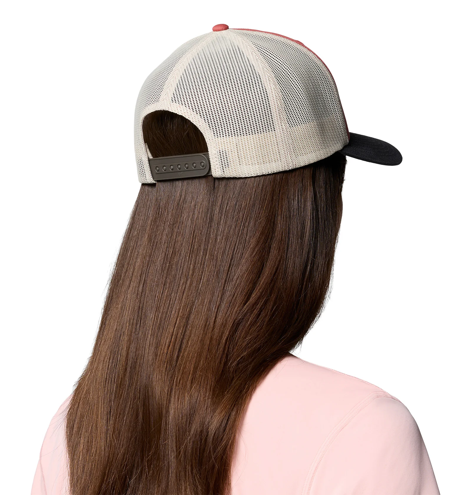 Unisex Columbia Mesh™ Snap Back Hat - Red - Image 4