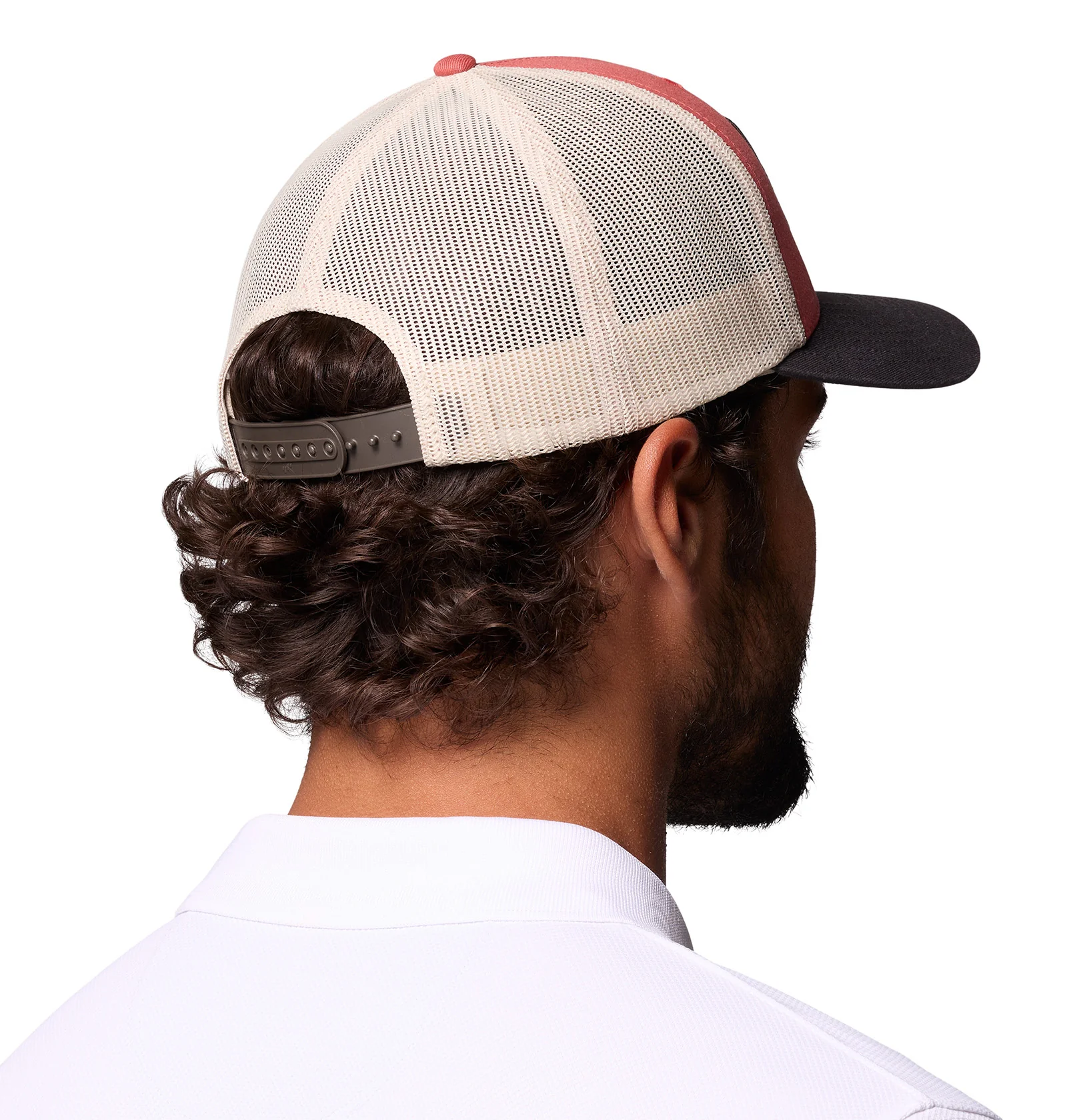 Unisex Columbia Mesh™ Snap Back Hat - Red - Image 6