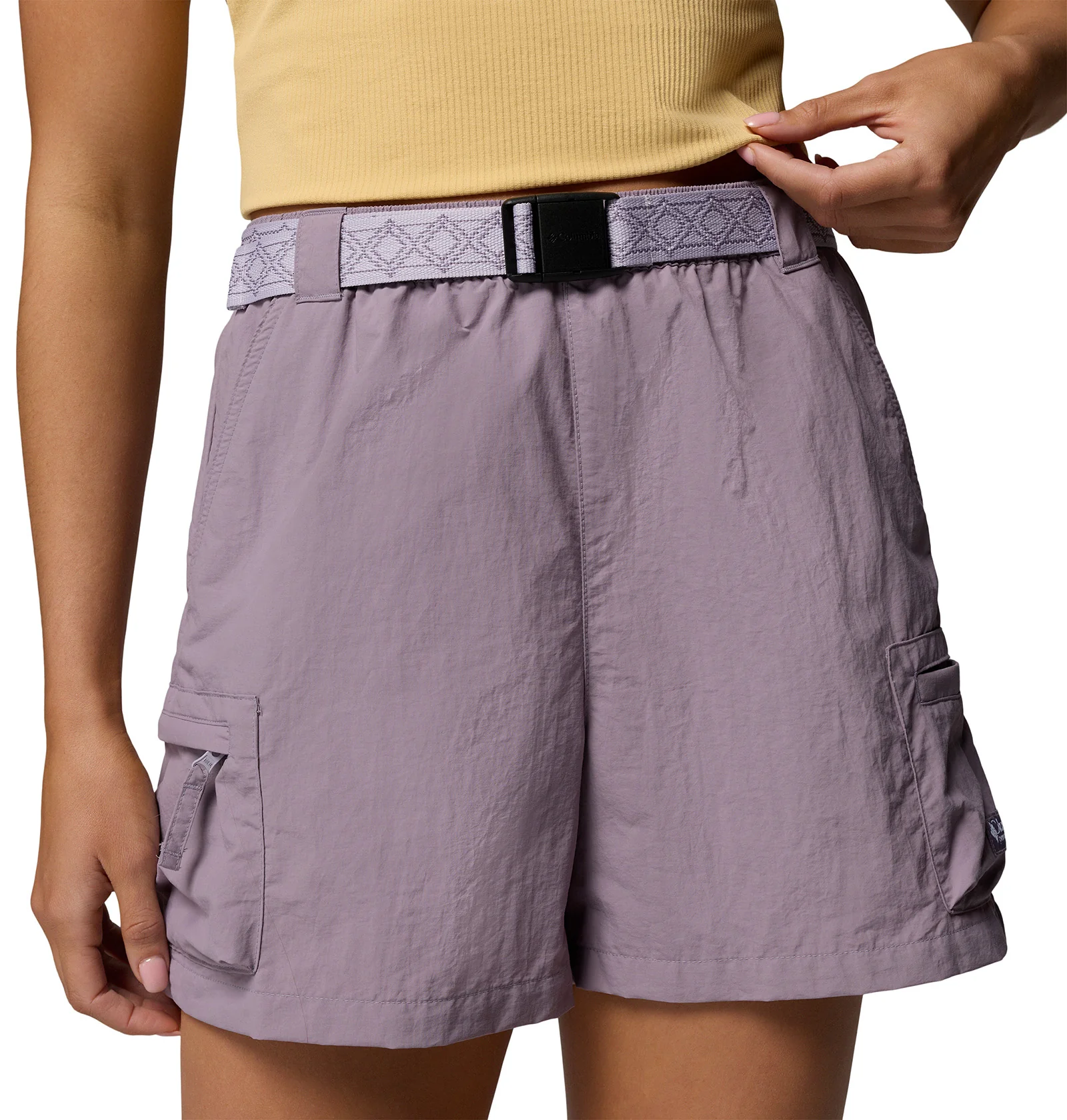 Women's Sequoia Grove Woven Walking Shorts - Purple - Image 4