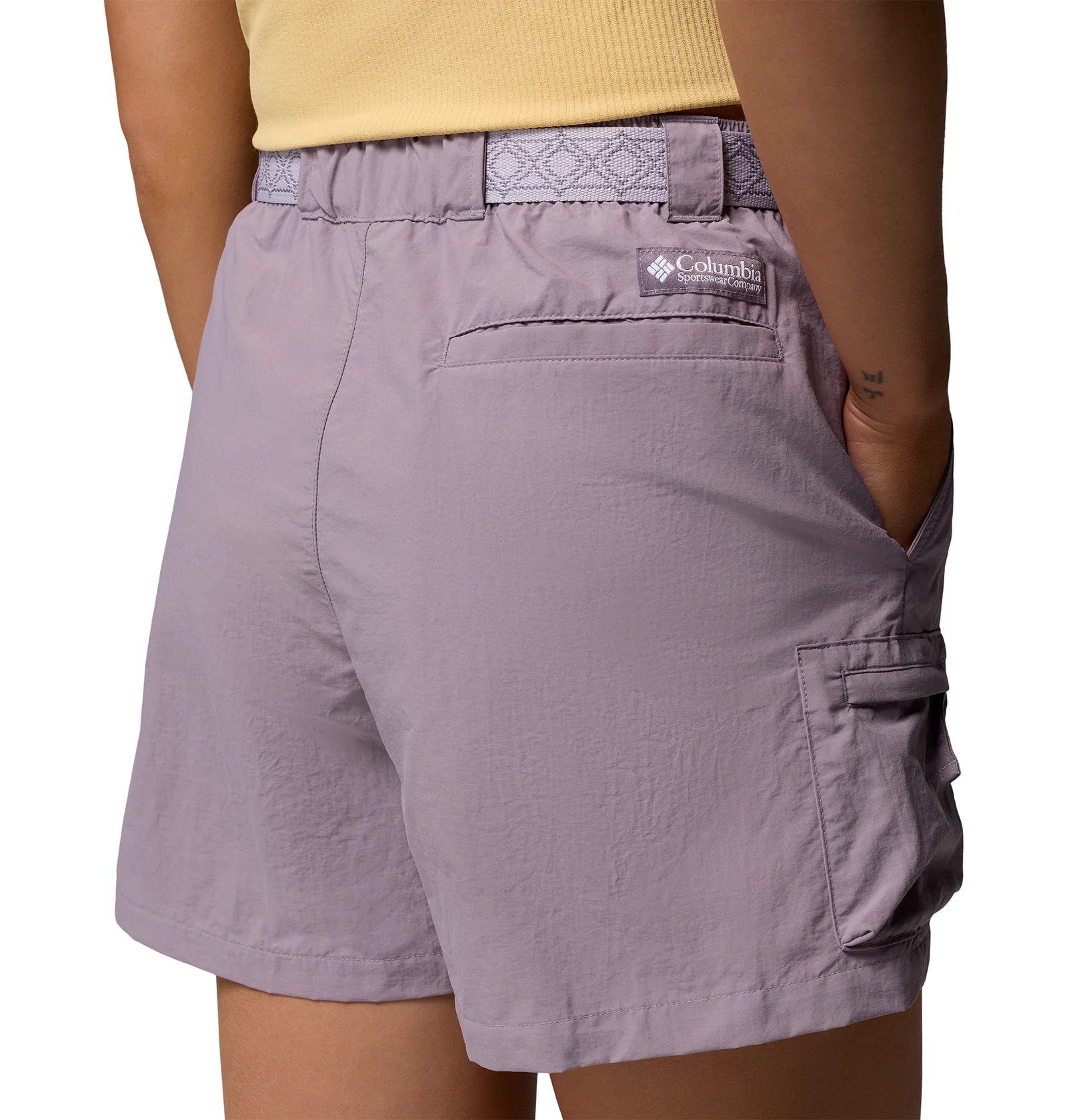 Women's Sequoia Grove Woven Walking Shorts - Purple - Image 5