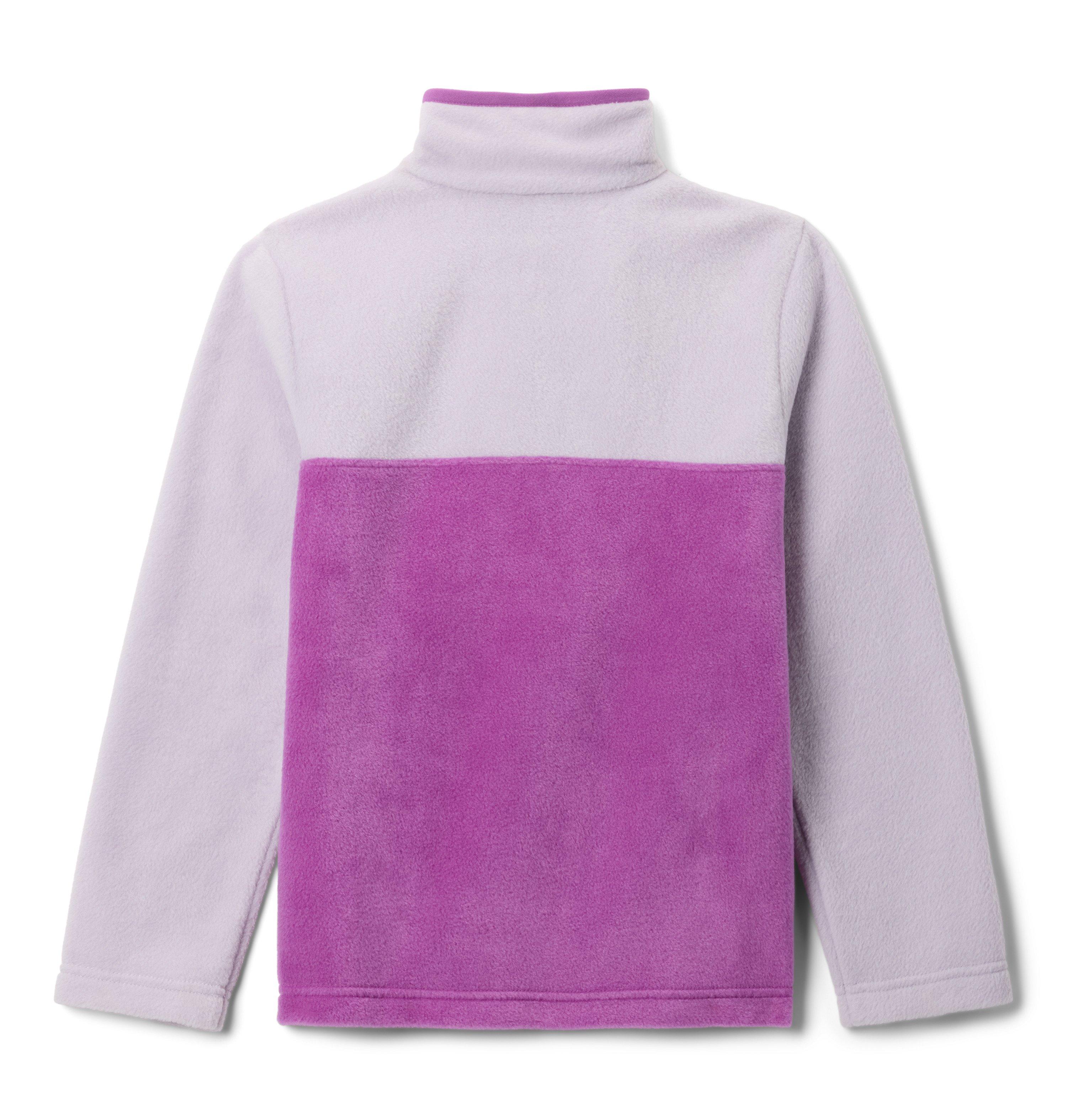Columbia Kids' Steens Mountain II 1/4 Snap Fleece - Purple - Image 2