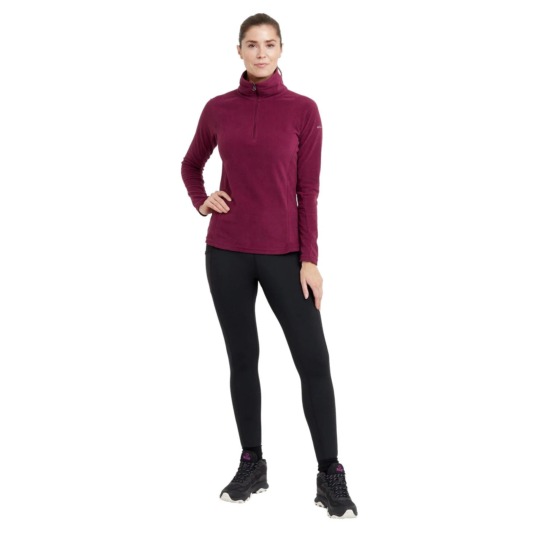 Women's Stratagate 1/2 Zip Fleece - Purple - Image 5