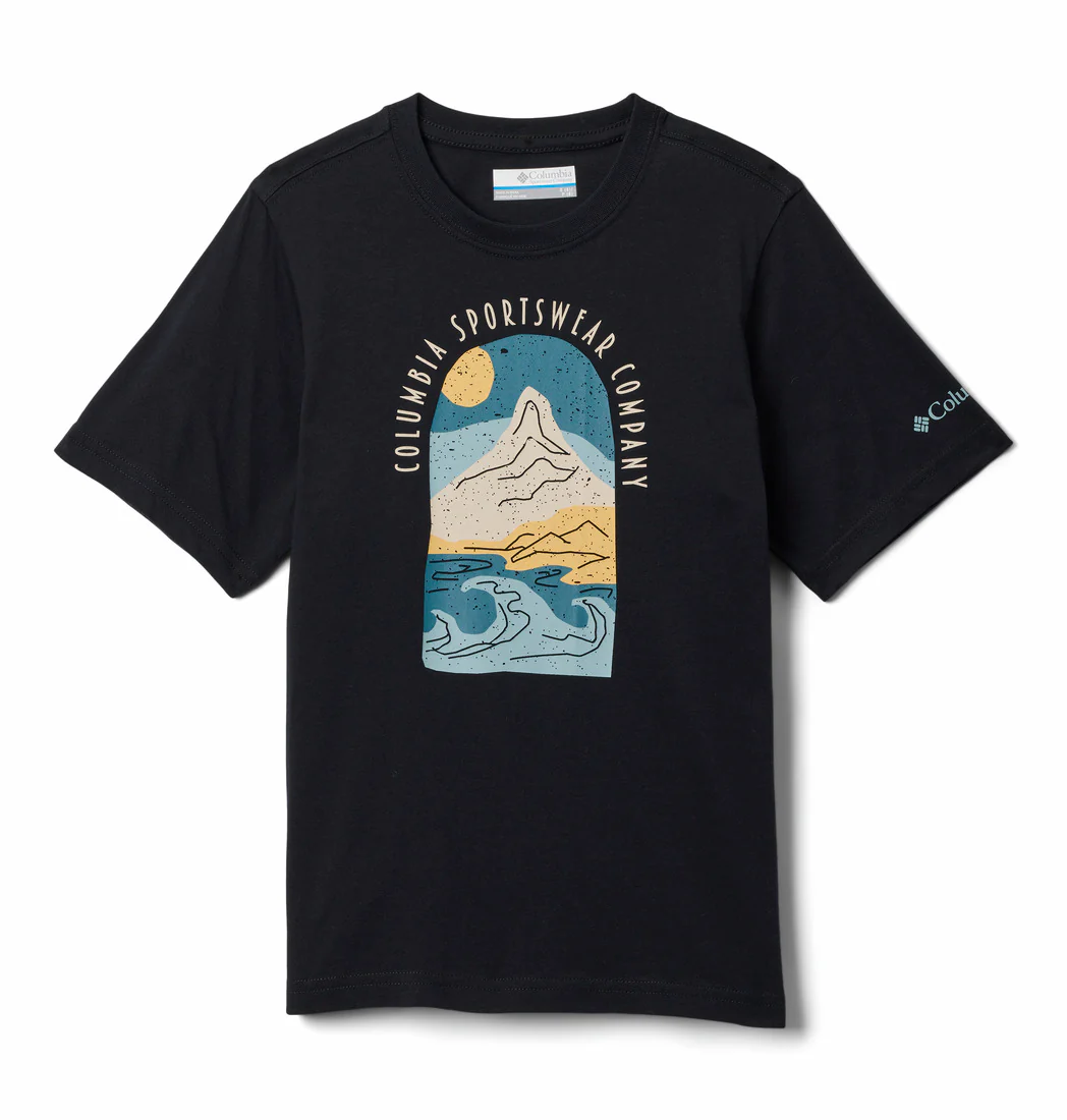 Kids' Valley Creek™ II Cotton T-Shirt - Black