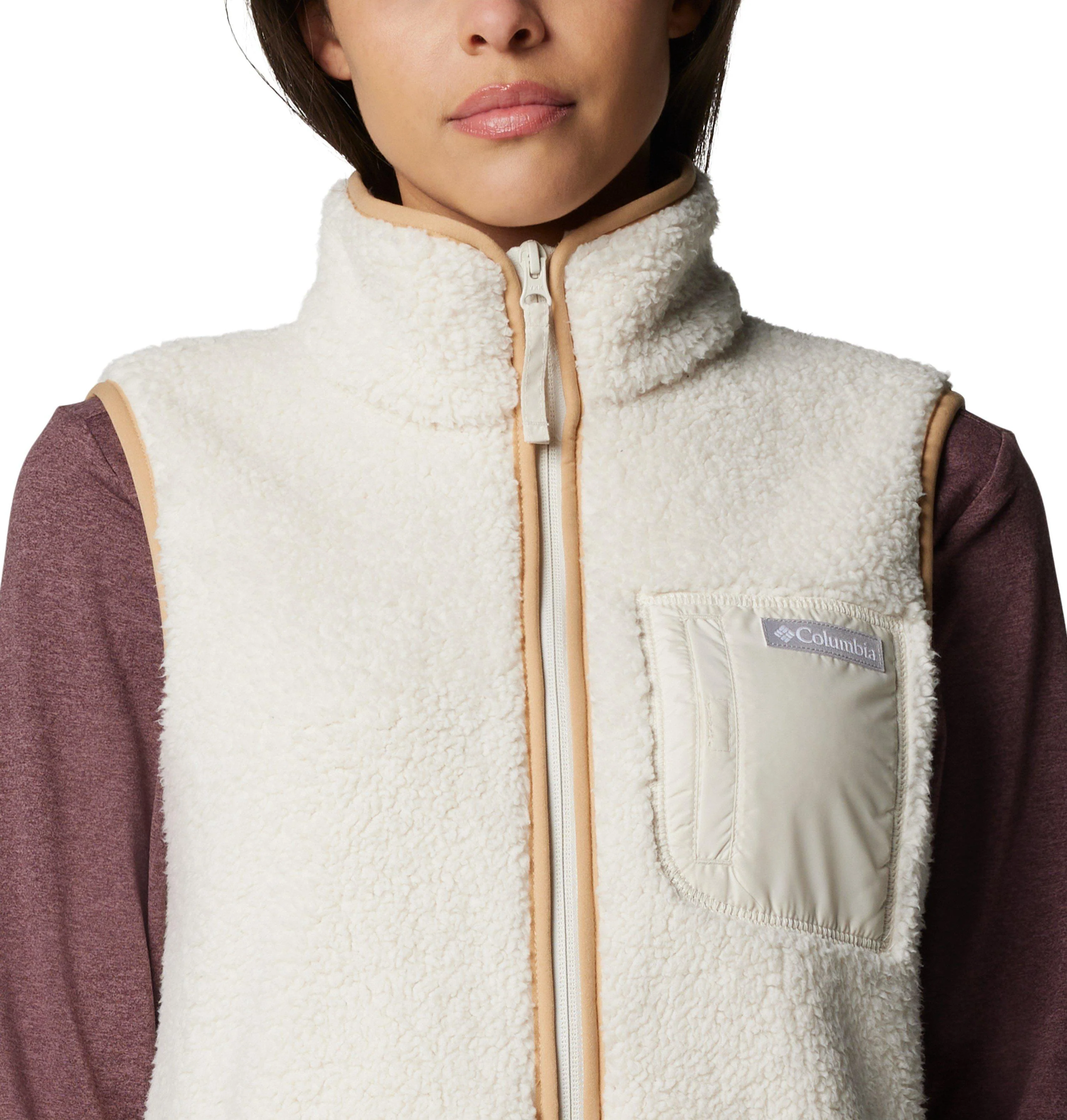 Women's West Bend II Fleece Vest - Cream - Image 5