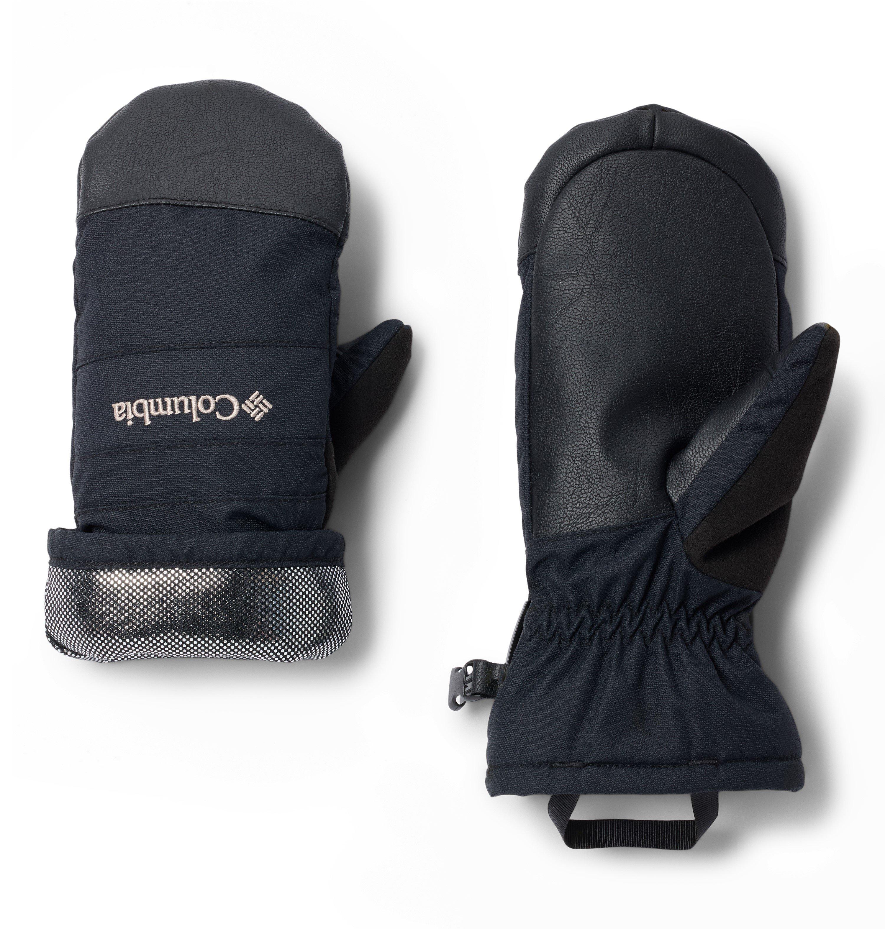Kids' Whirlibird III Waterproof Ski Mitts - Black - Image 2