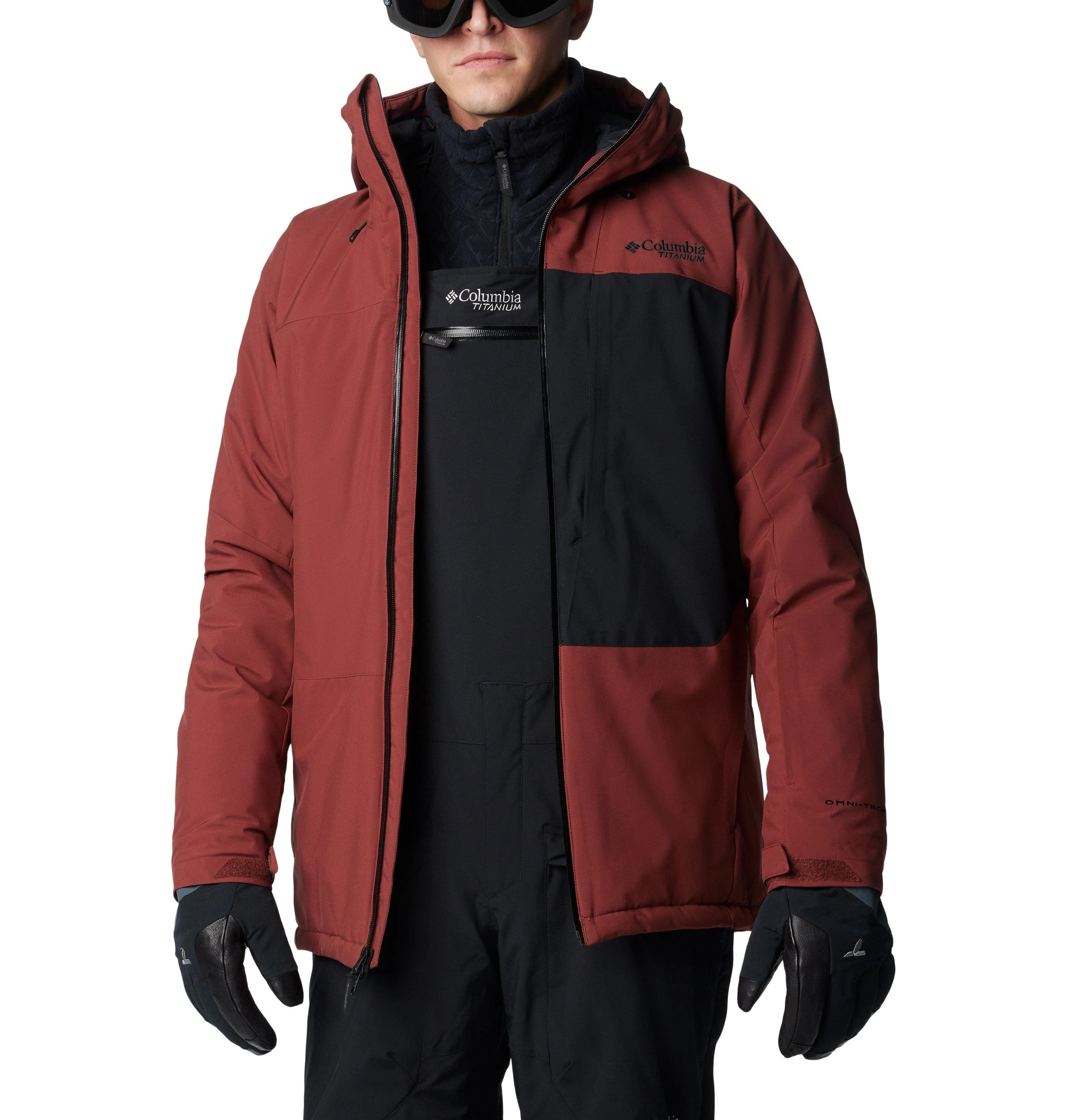 Men's Winter District III Ski Jacket - Red - Image 3