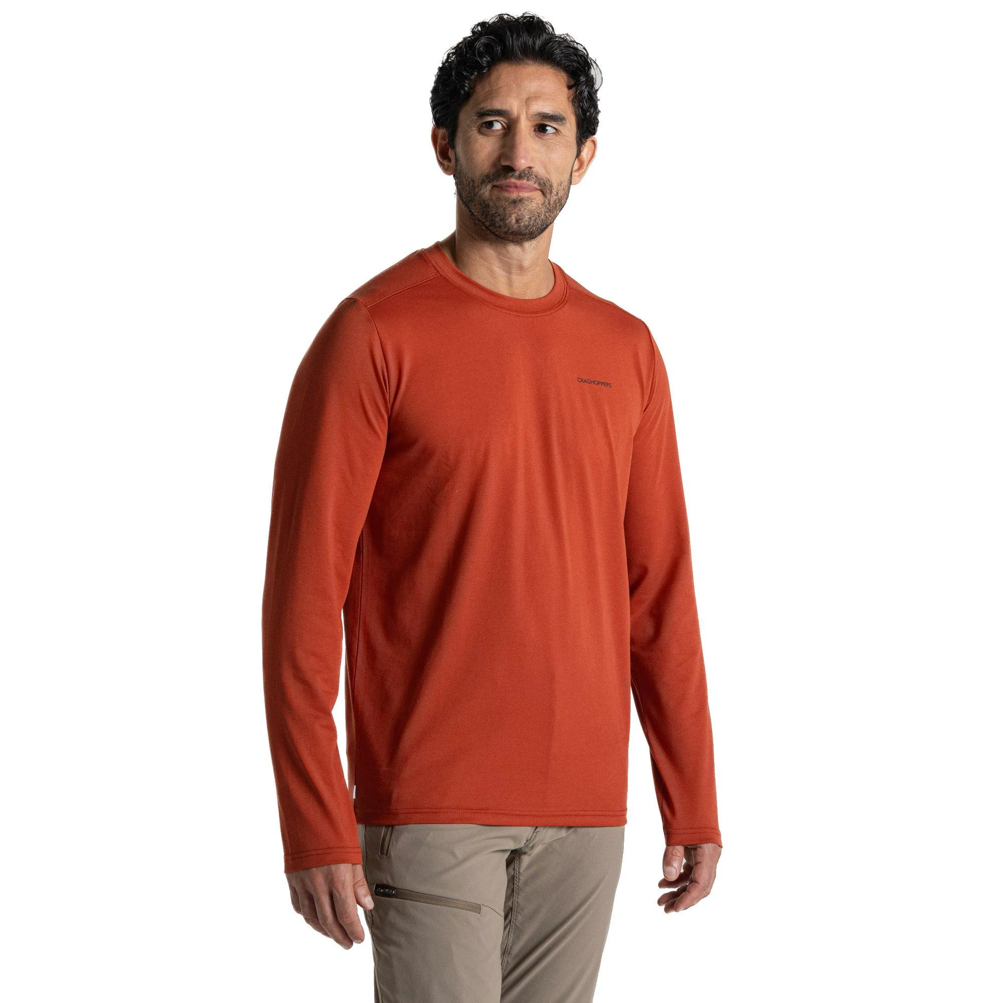 Men's NosiLife Abel Long-Sleeve T-Shirt - Red - Image 2
