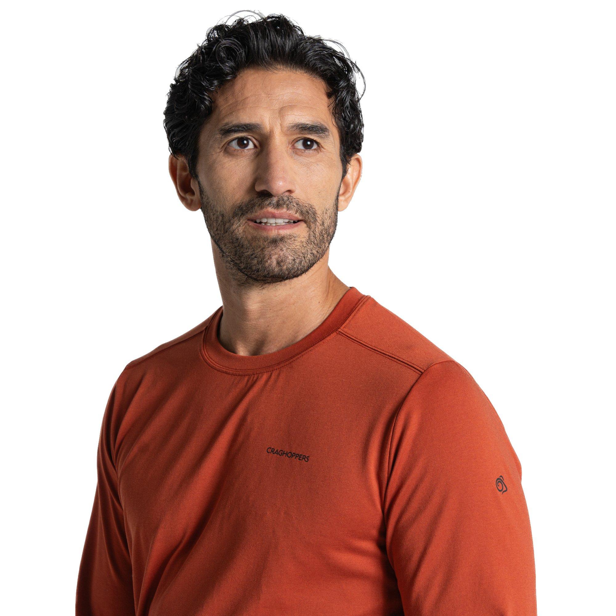 Men's NosiLife Abel Long-Sleeve T-Shirt - Red - Image 3