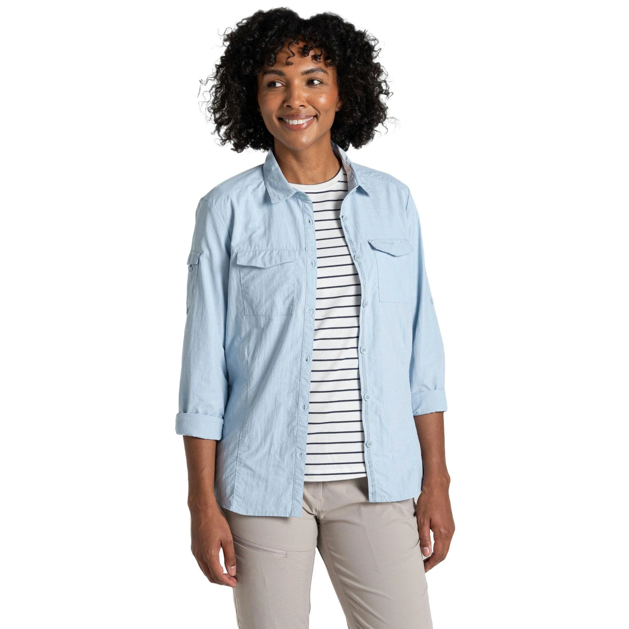 Women's NosiLife Adventure III Long-Sleeve Shirt - Blue - Image 2