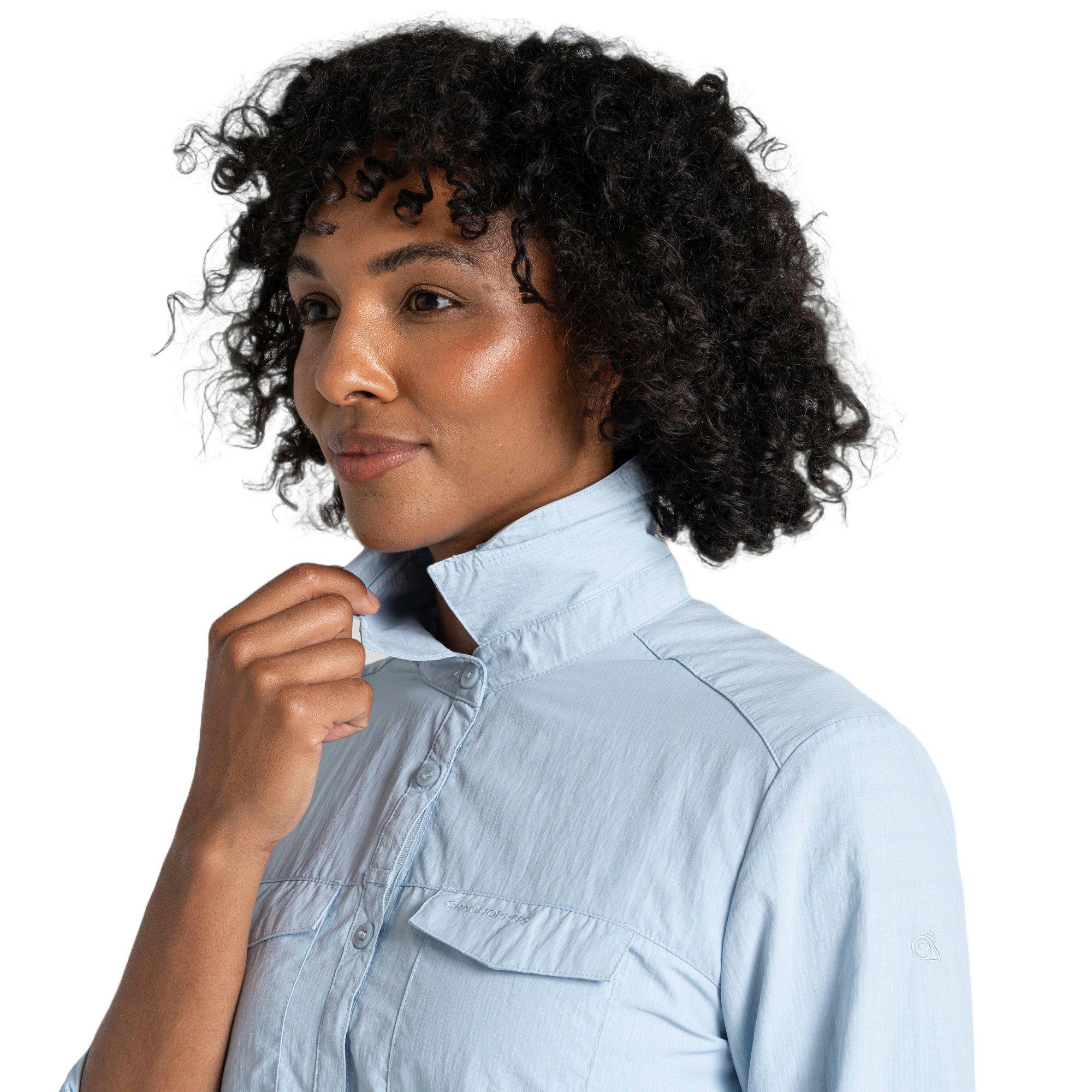 Women's NosiLife Adventure III Long-Sleeve Shirt - Blue - Image 3