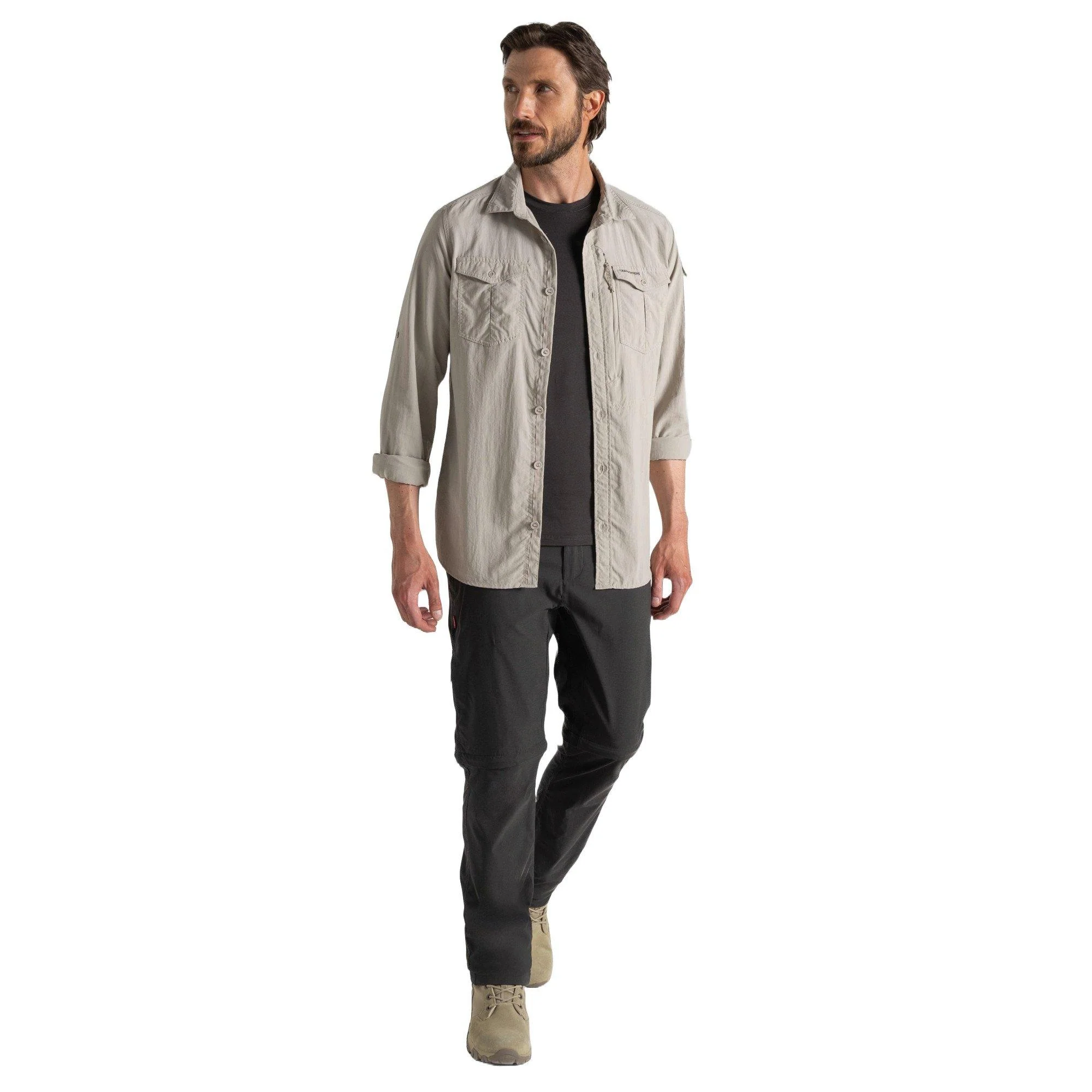 Men's NosiLife Adventure III Long-Sleeve Shirt - Grey - Image 5