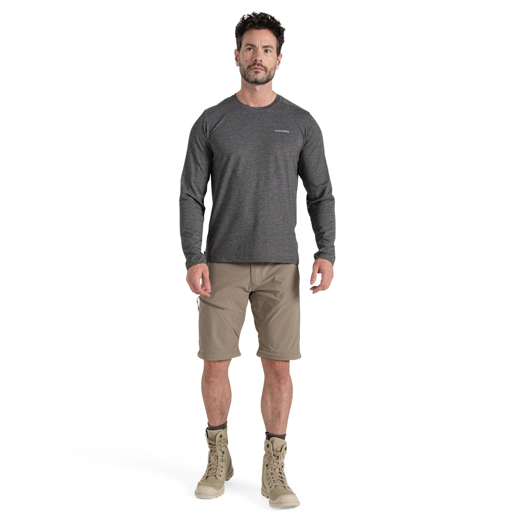 Men's NosiLife Pro Convertible III Trousers - Beige - Image 6
