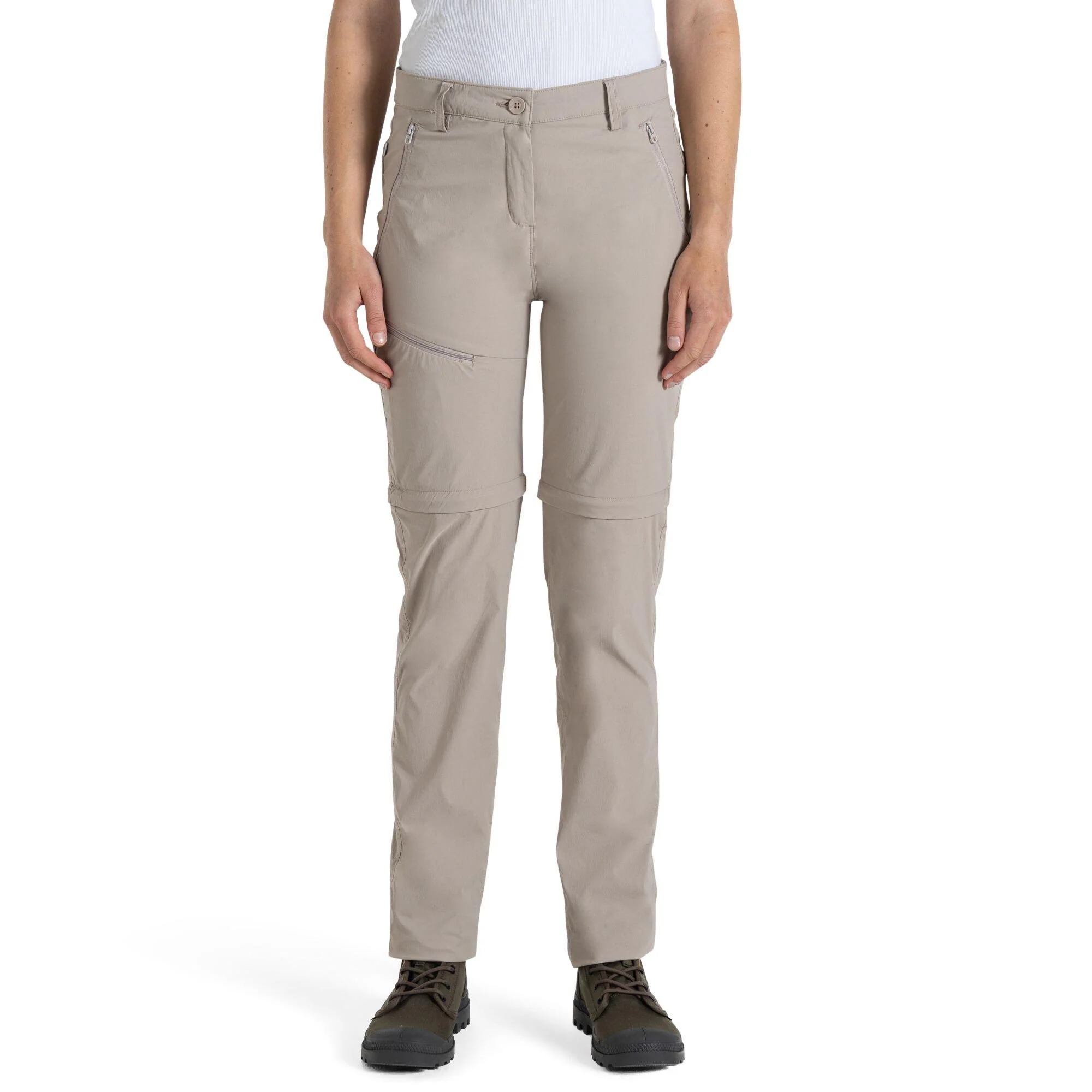 Women's NosiLife Pro Convertible Trousers III - Cream - Image 2